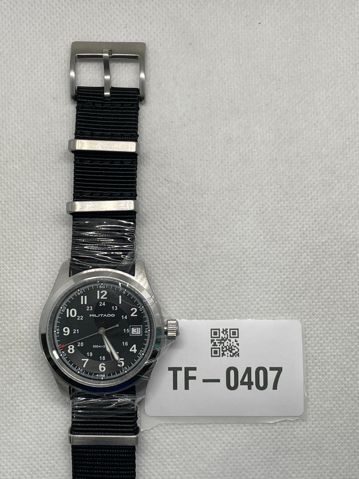 US Pre-Owned Militado ML08 38mm Field Watch – VH31 / Ronda 515
