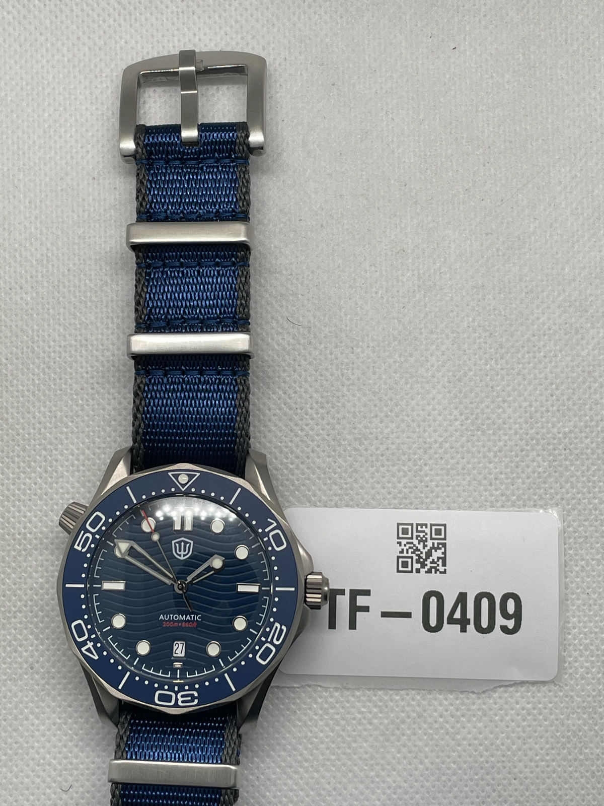 US Pre-Owned Watchdives WD007 V4 42mm Titanium Automatic NTTD Dive Watch