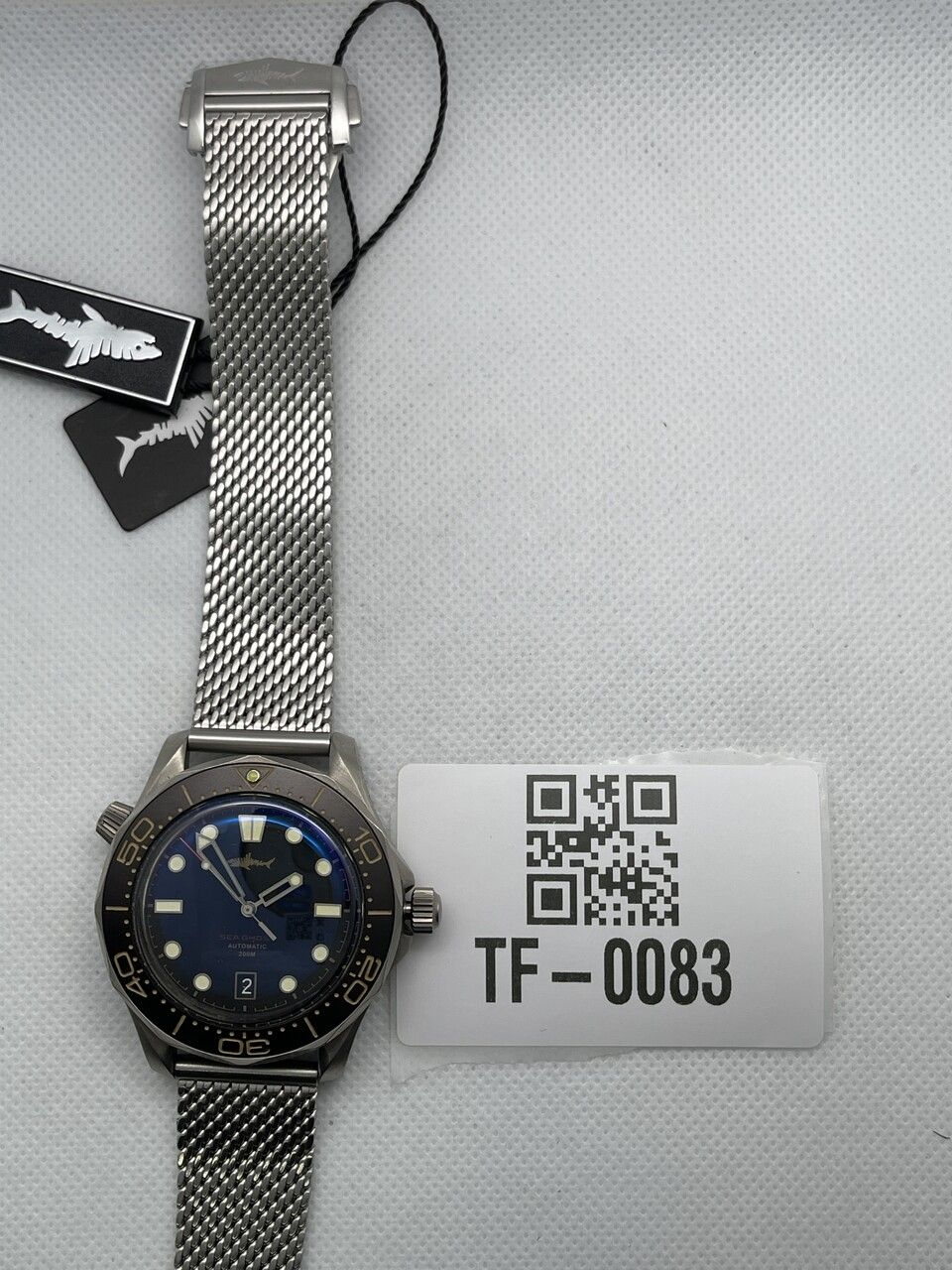 US Pre-Owned V2 Heimdallr Titanium 007 Edition NTTD Dive Watch