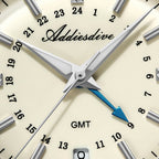 EU Pre-Owned Addiesdive Elegance Collection GMT Quartz Watch AD2065