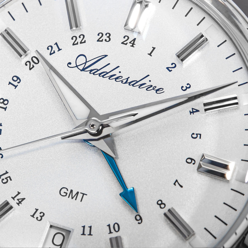 EU Pre-Owned Addiesdive Elegance Collection GMT Quartz Watch AD2065