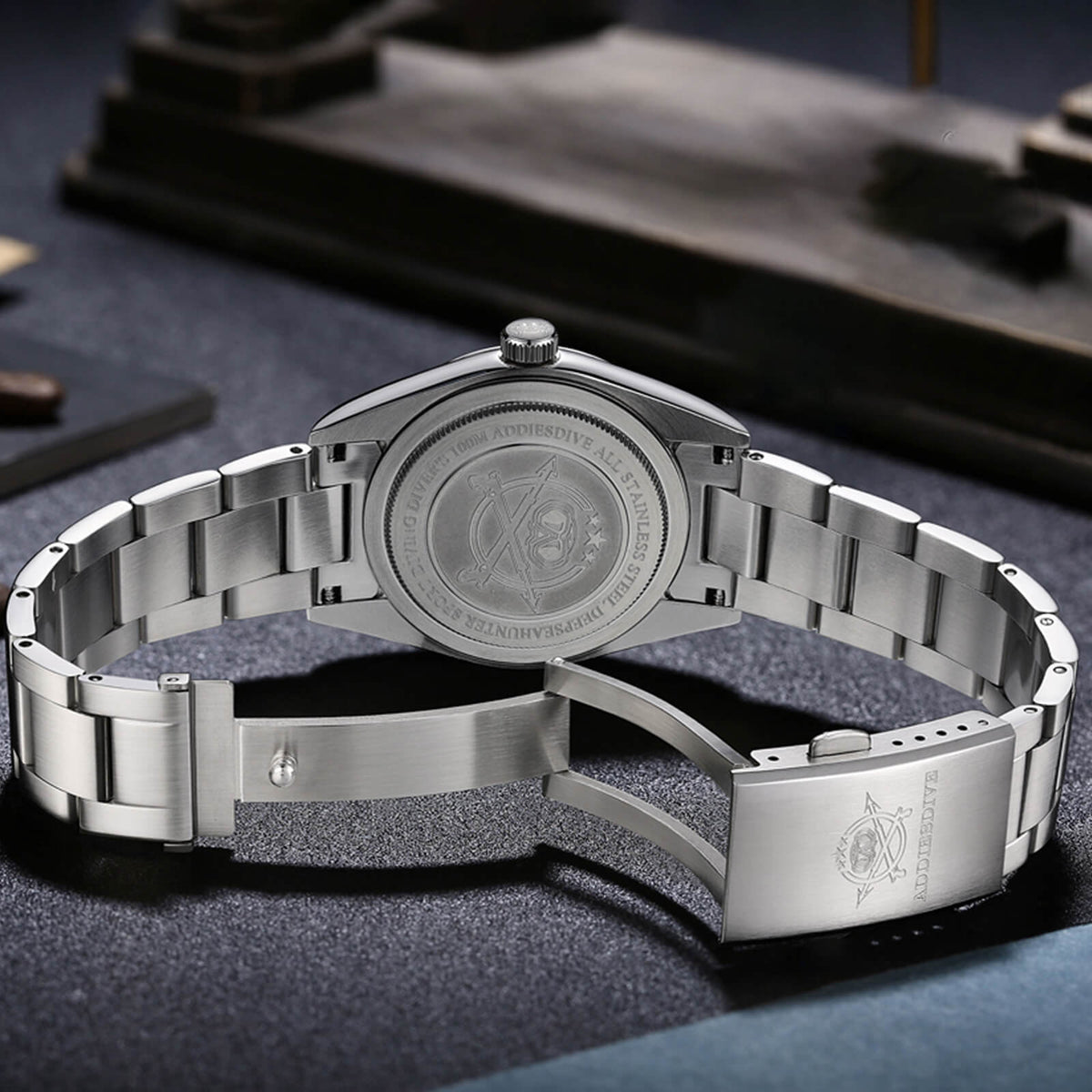 US Pre-Owned Addiesdive 36mm VH31 Quartz Watch AD2066