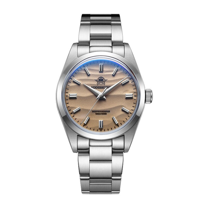 US Pre-Owned Addiesdive 36mm Sand Dial Quartz Watch AD2030