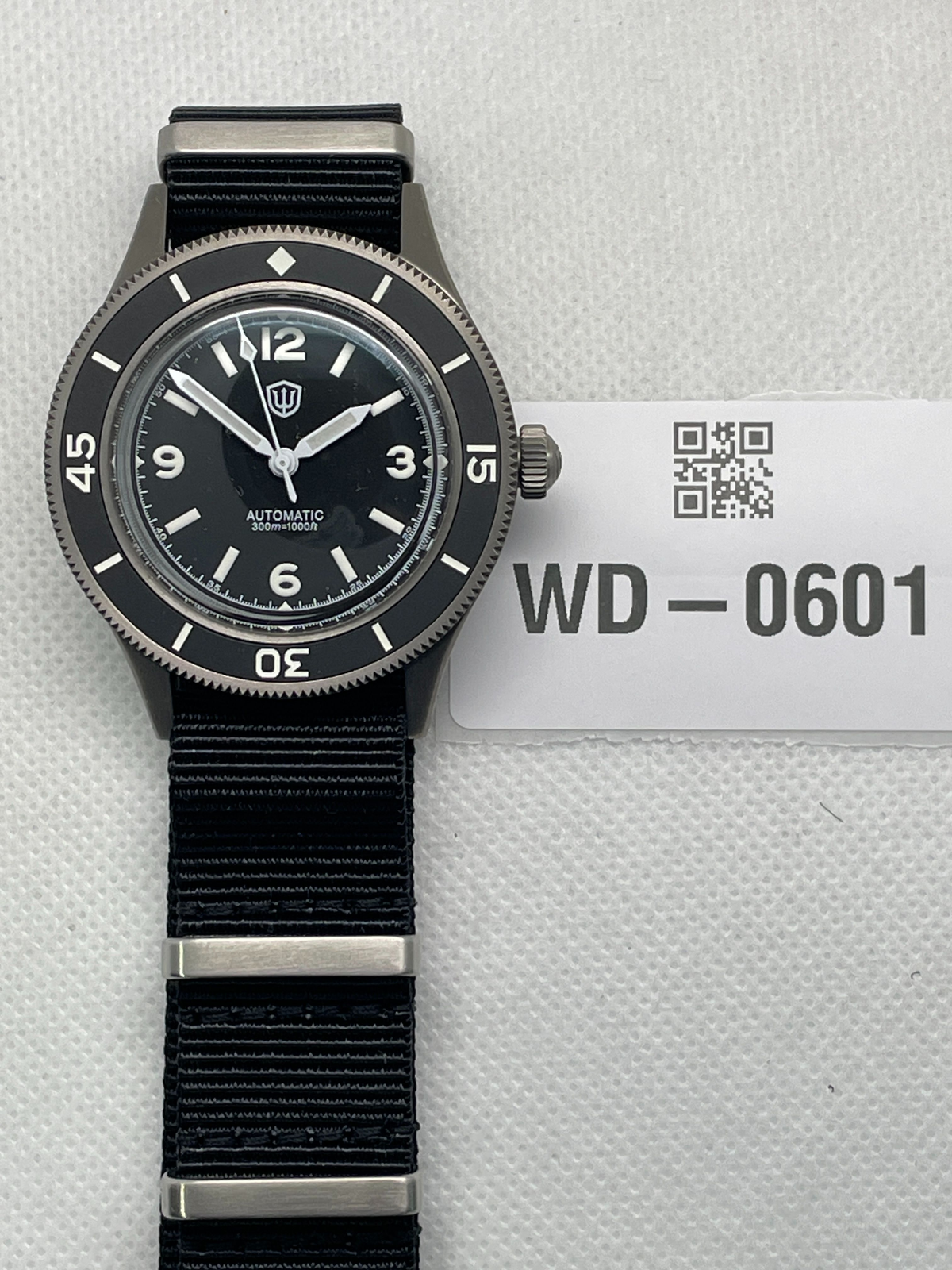 US Pre-Owned Watchdives WD50Ti Titanium 50-Fathoms NH35 Dive Watch