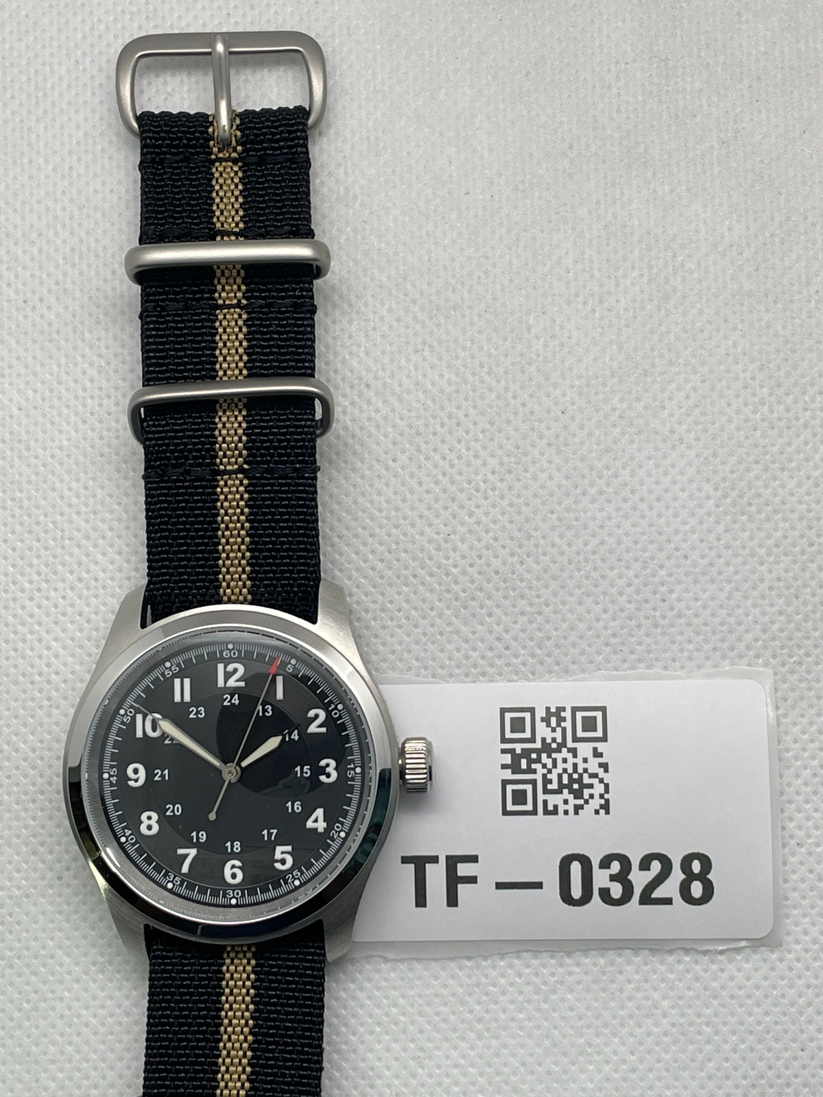 US Pre-Owned Militado ML08 38mm Field Watch – VH31 / Ronda 515
