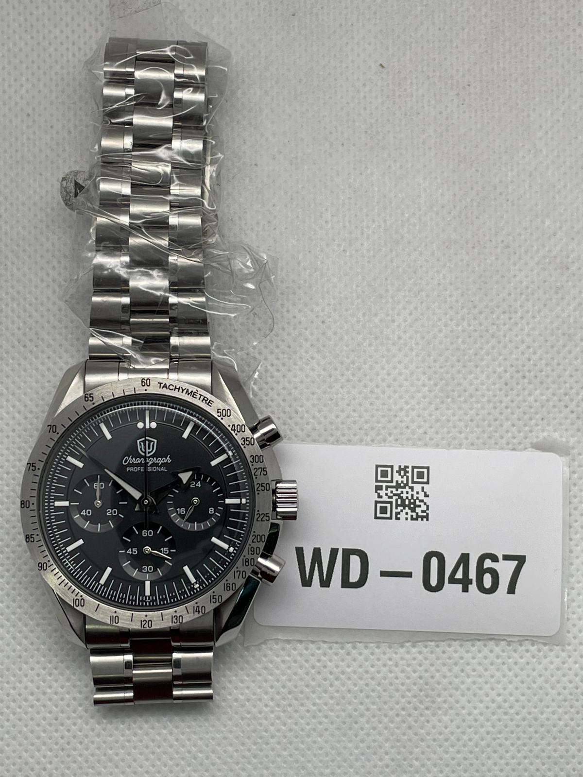 US Pre-Owned Watchdives WD1863 39mm VK63 Chronograph Watch