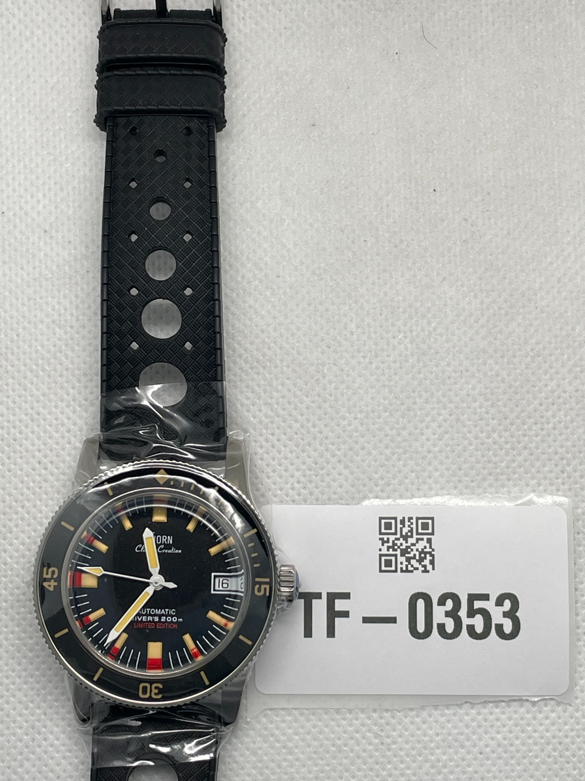 US Pre-Owned Thorn 38mm Titanium 50-Fathoms Dive Watch