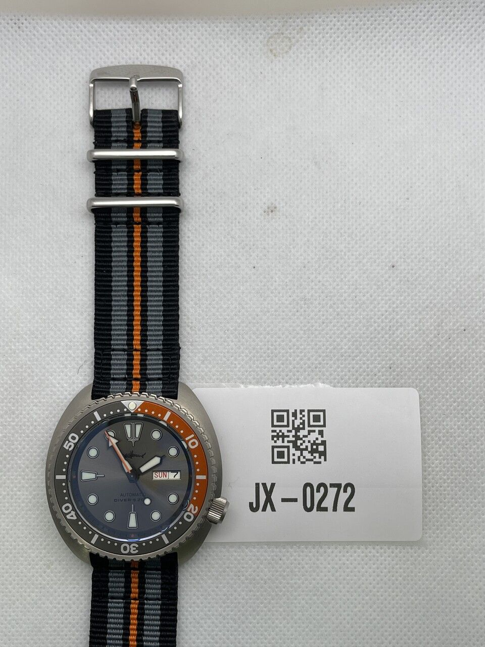 US Pre-Owned Heimdallr Sharkey Titanium Mini Turtle Dive Watch