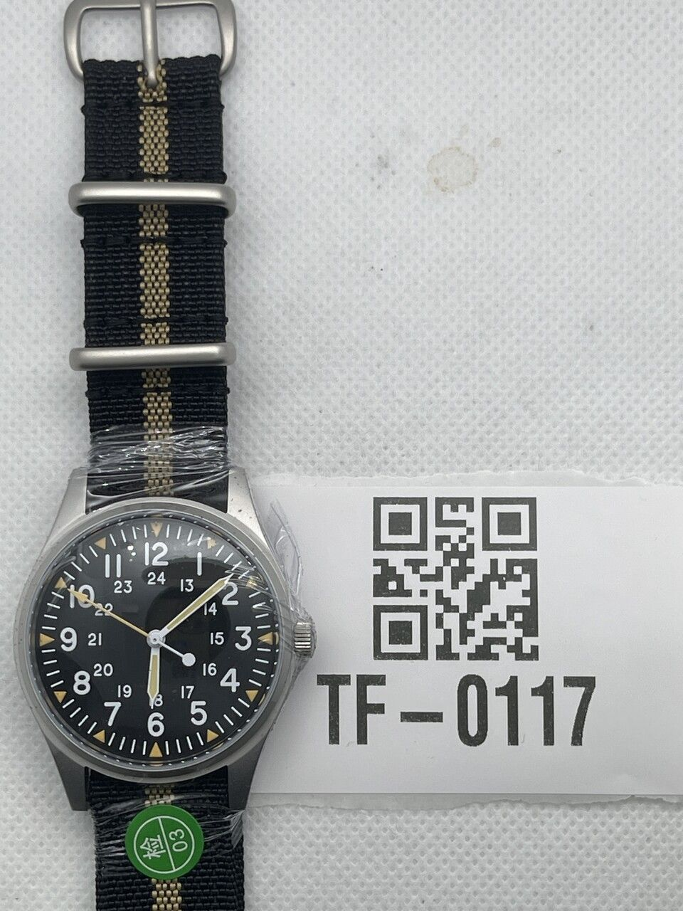 US Pre-Owned Militado VH31 36mm Field Watch ML07