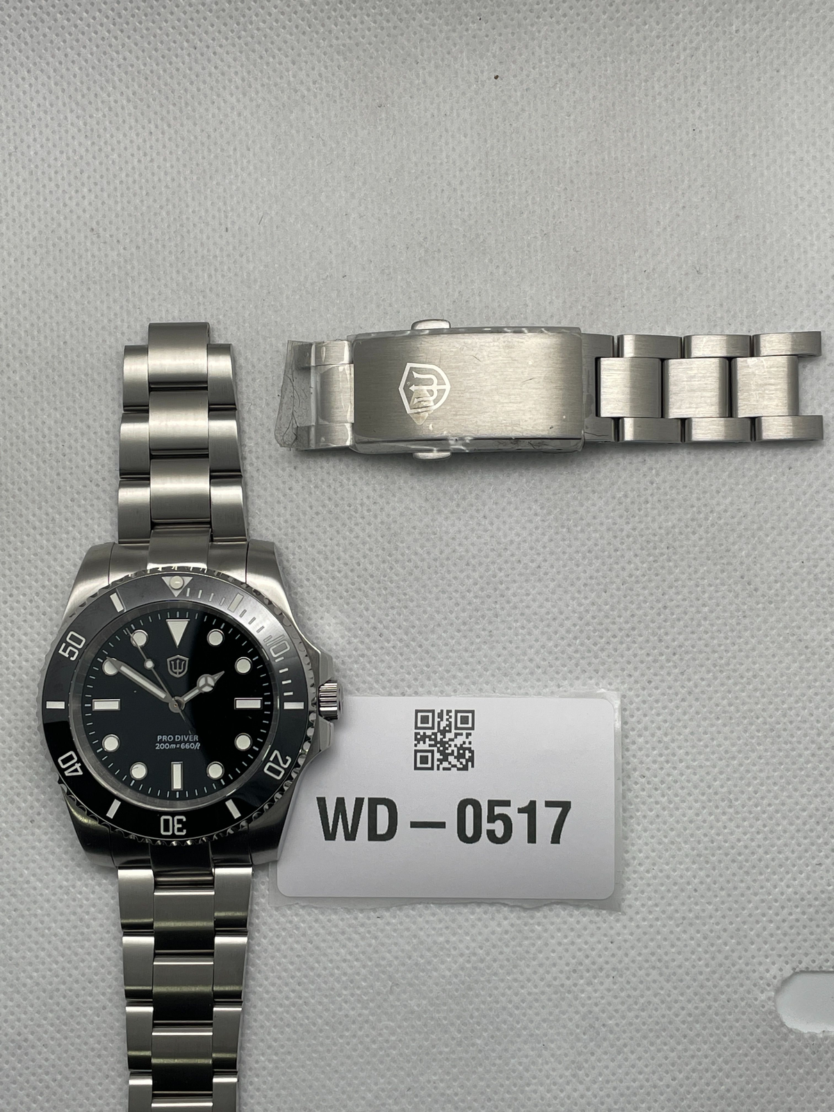 US Pre-Owned Watchdives WD1680Q V2 39mm VH31 Quartz Dive Watch