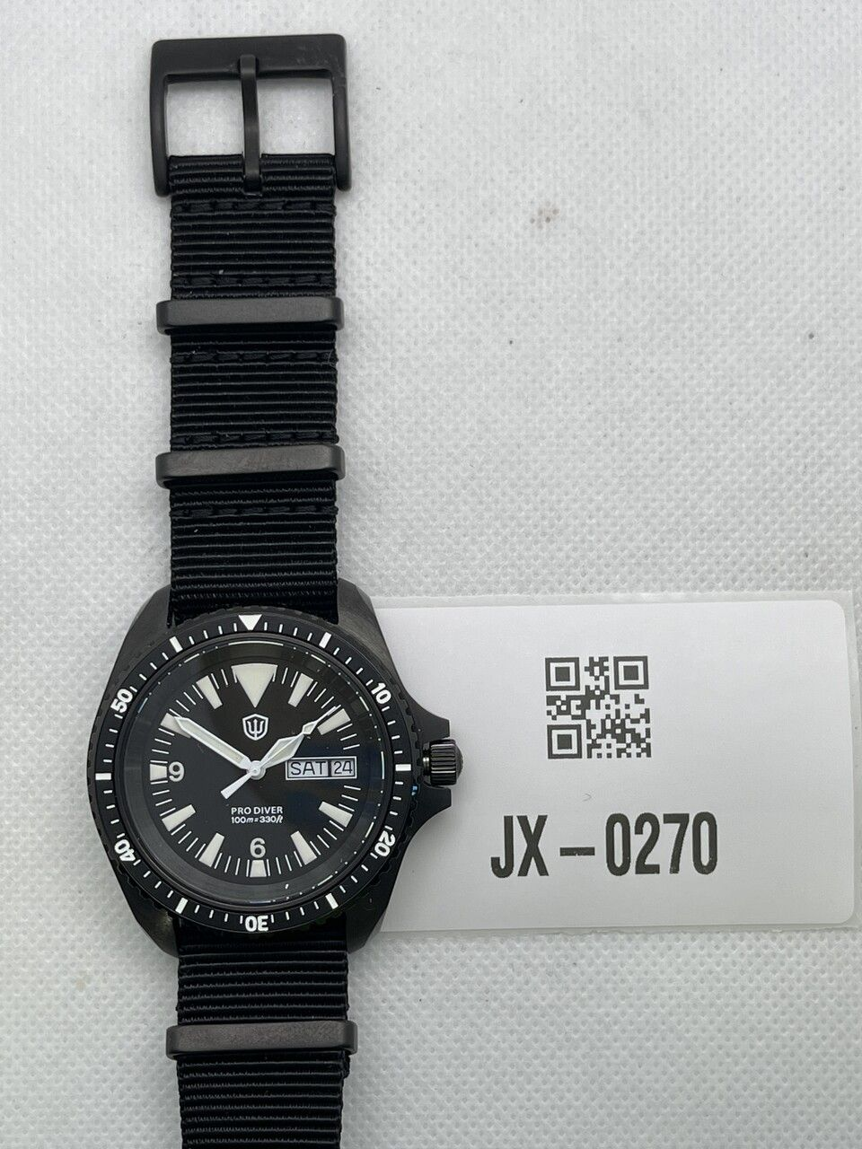 US Pre-Owned Watchdives WD1980 VH31 Military Diver Watch V3