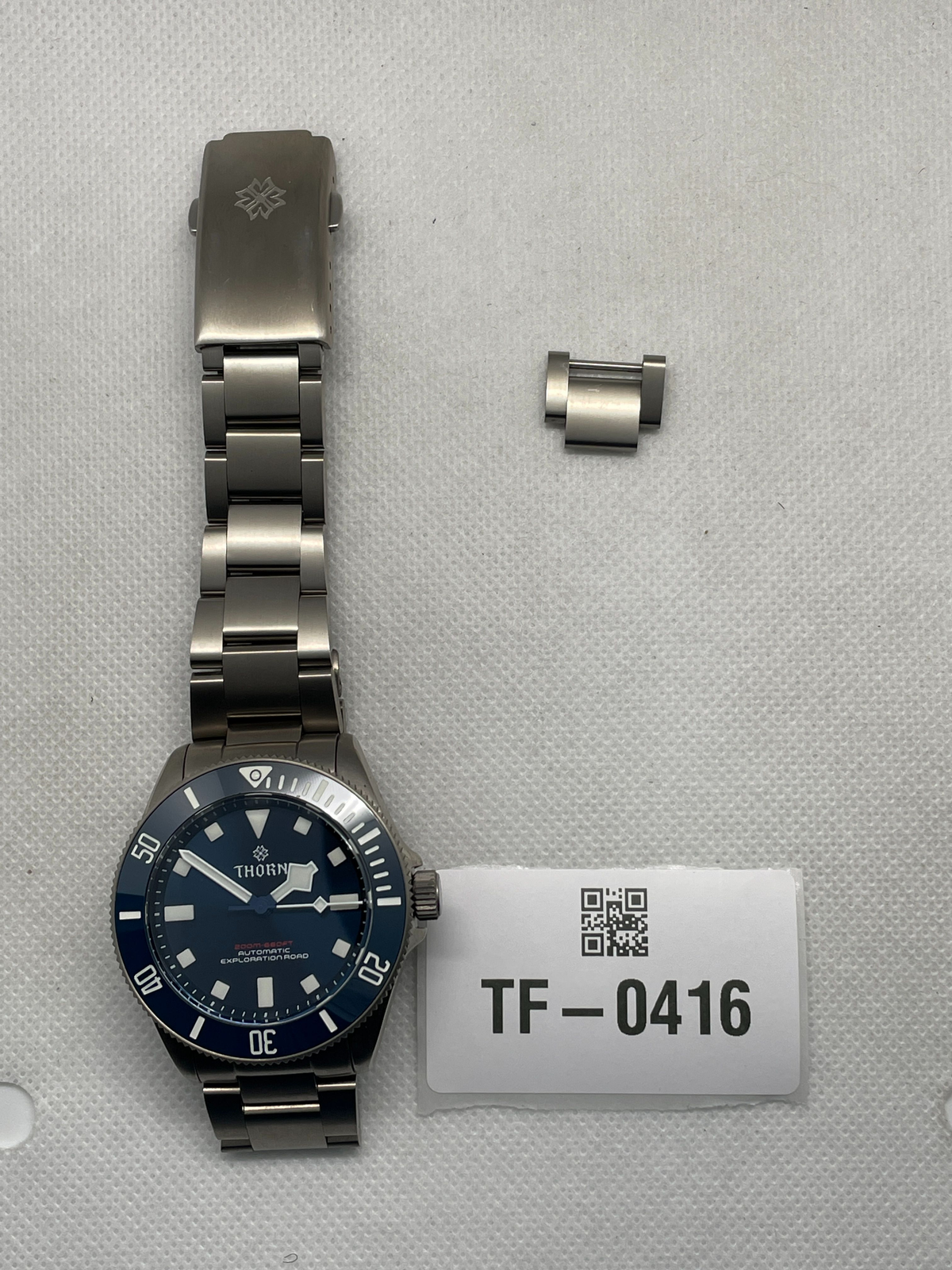 US Pre-Owned  Thorn PT5000 Automatic 39mm Titanium Watch SHY036