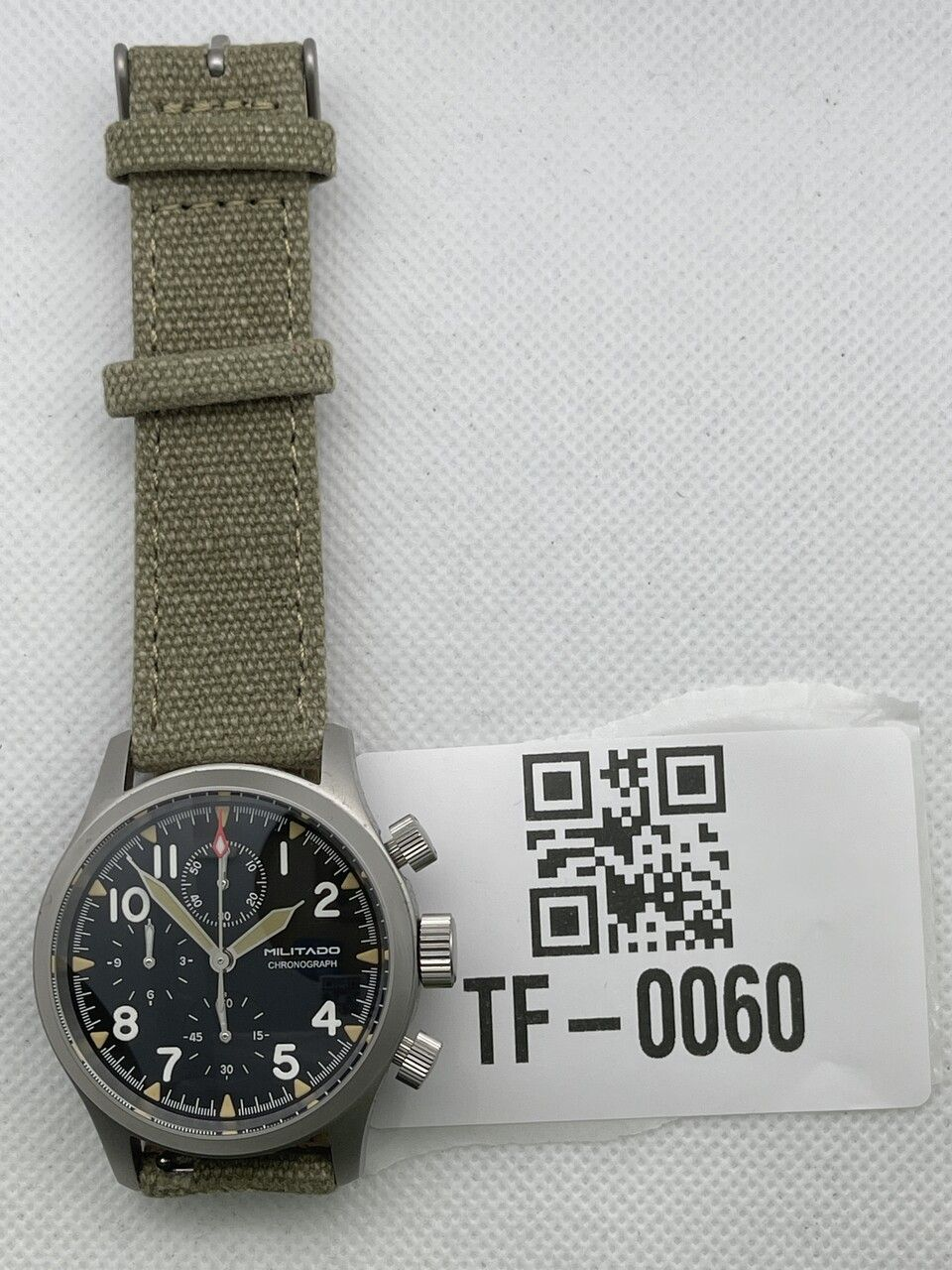 US Pre-Owned Militado Retro VK67 Quartz Chronograph Watch - 3 Dial