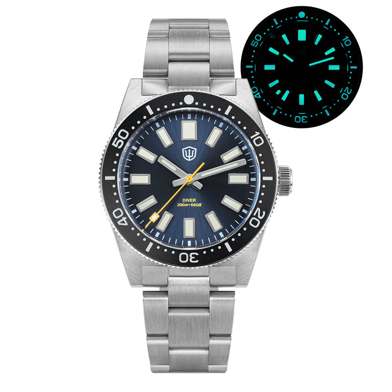 US Pre-Owned Watchdives WD1965 38mm VH31 62MAS Dive Watch