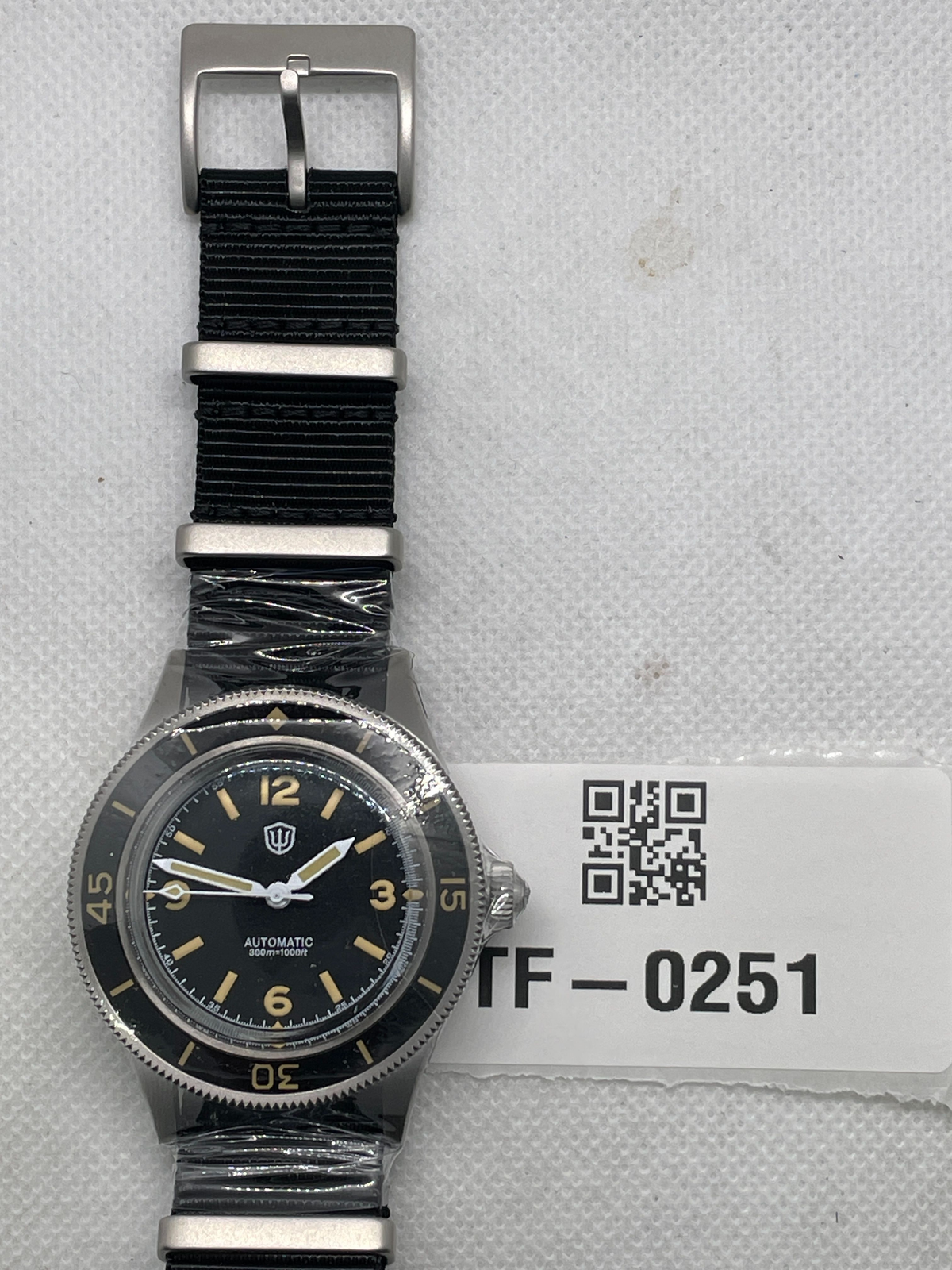 US Pre-Owned Watchdives WD50Ti Titanium 50-Fathoms NH35 Dive Watch