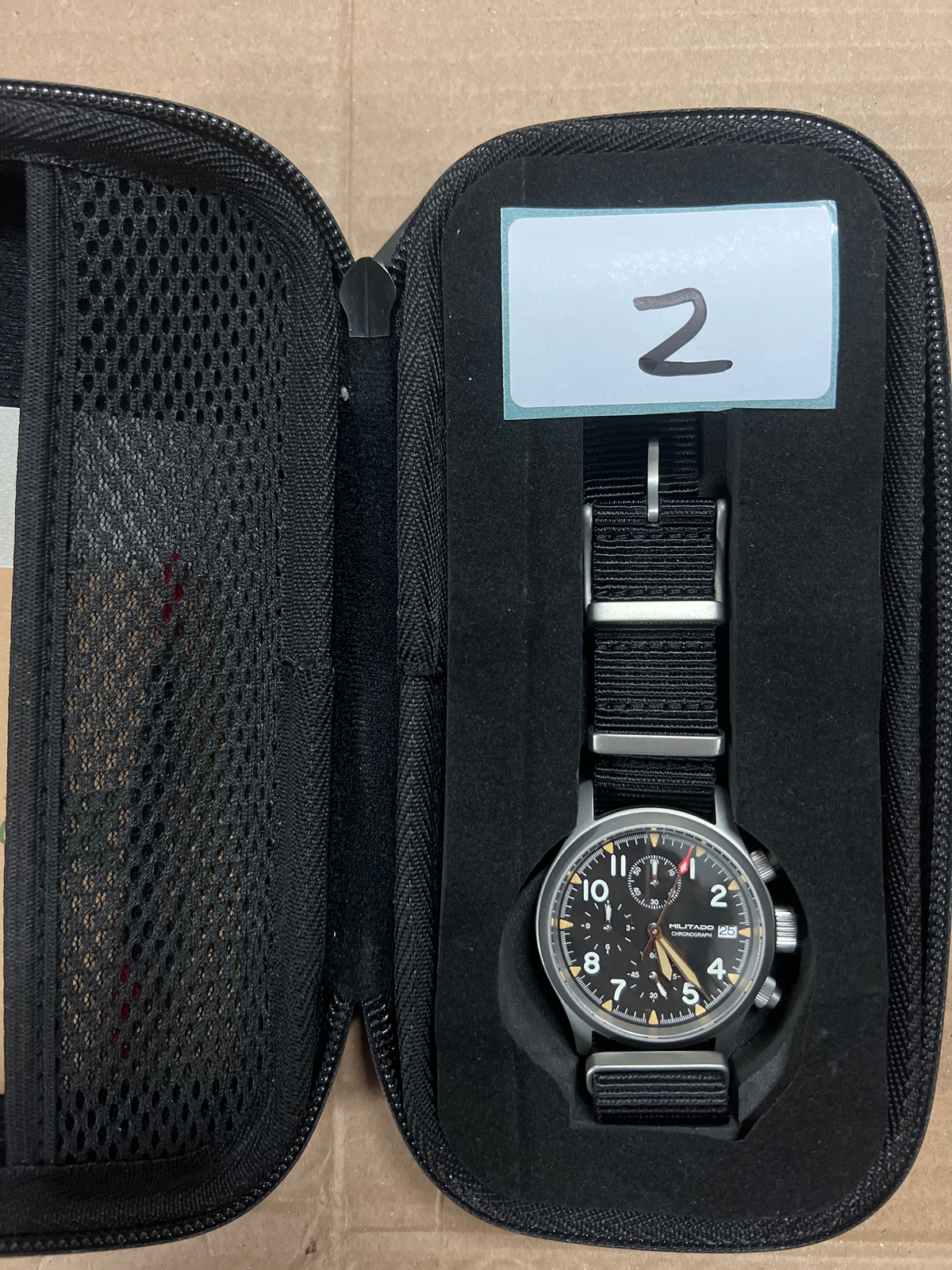 EU Pre-Owned Militado Retro VK67 Quartz Chronograph Watch - 3 Dial