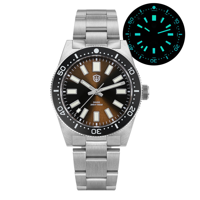 EU Pre-Owned Watchdives WD1965 38mm VH31 62MAS Dive Watch