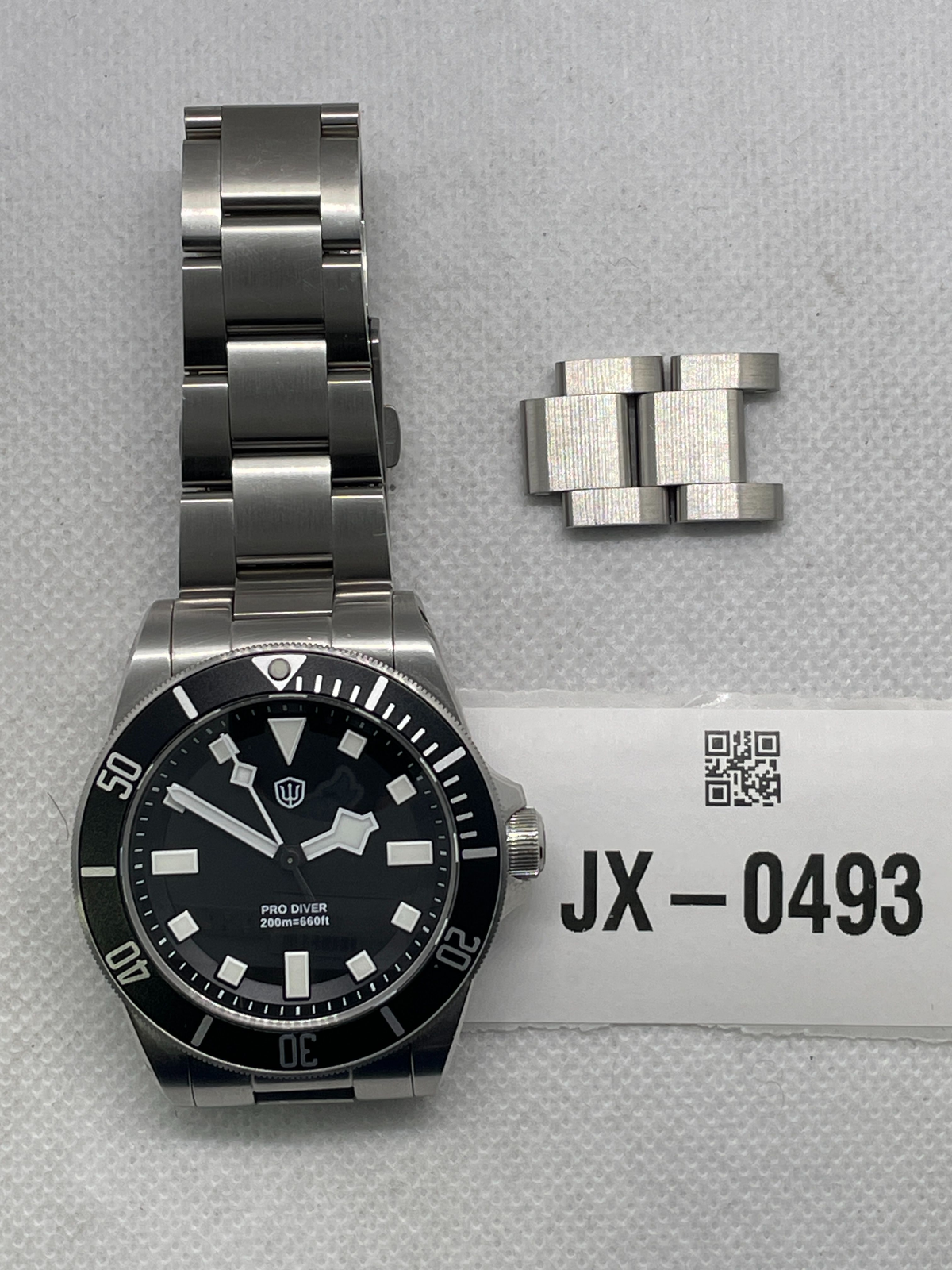 US Pre-Owned Watchdives WD1969 PRO 38mm VH31 Dive Watch