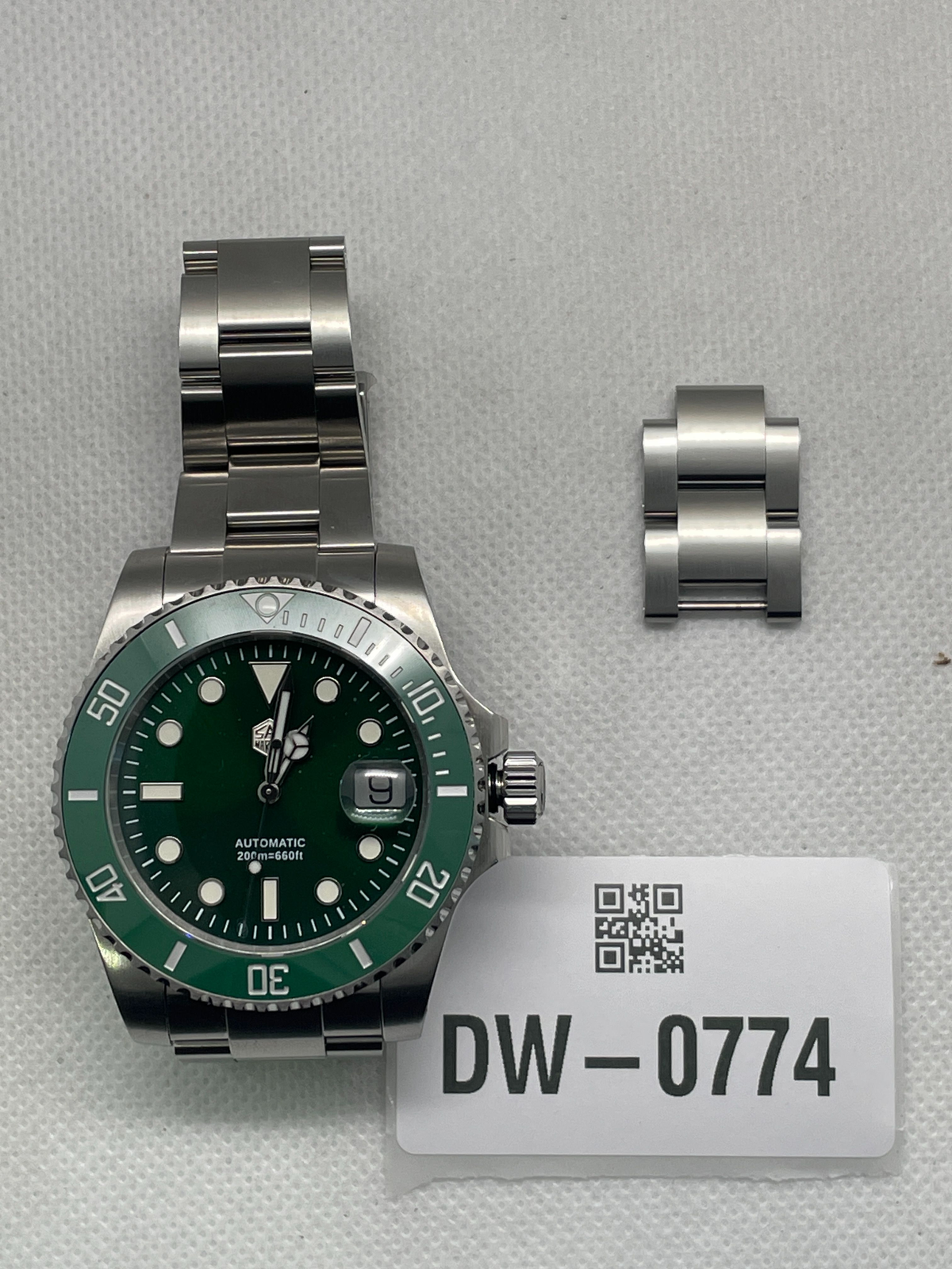 US Pre-Owned San Martin Upgraded ST2130 Sub Diver Men SN0017G-E