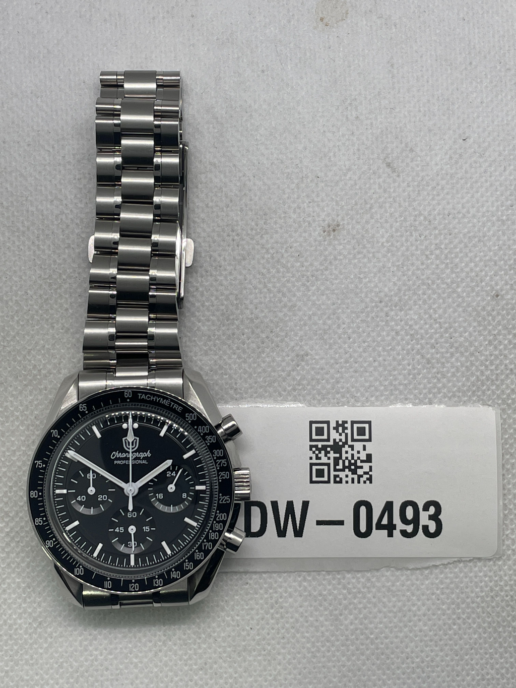 US Pre-Owned Watchdives 39mm VK63 Chronograph Watch WD1863