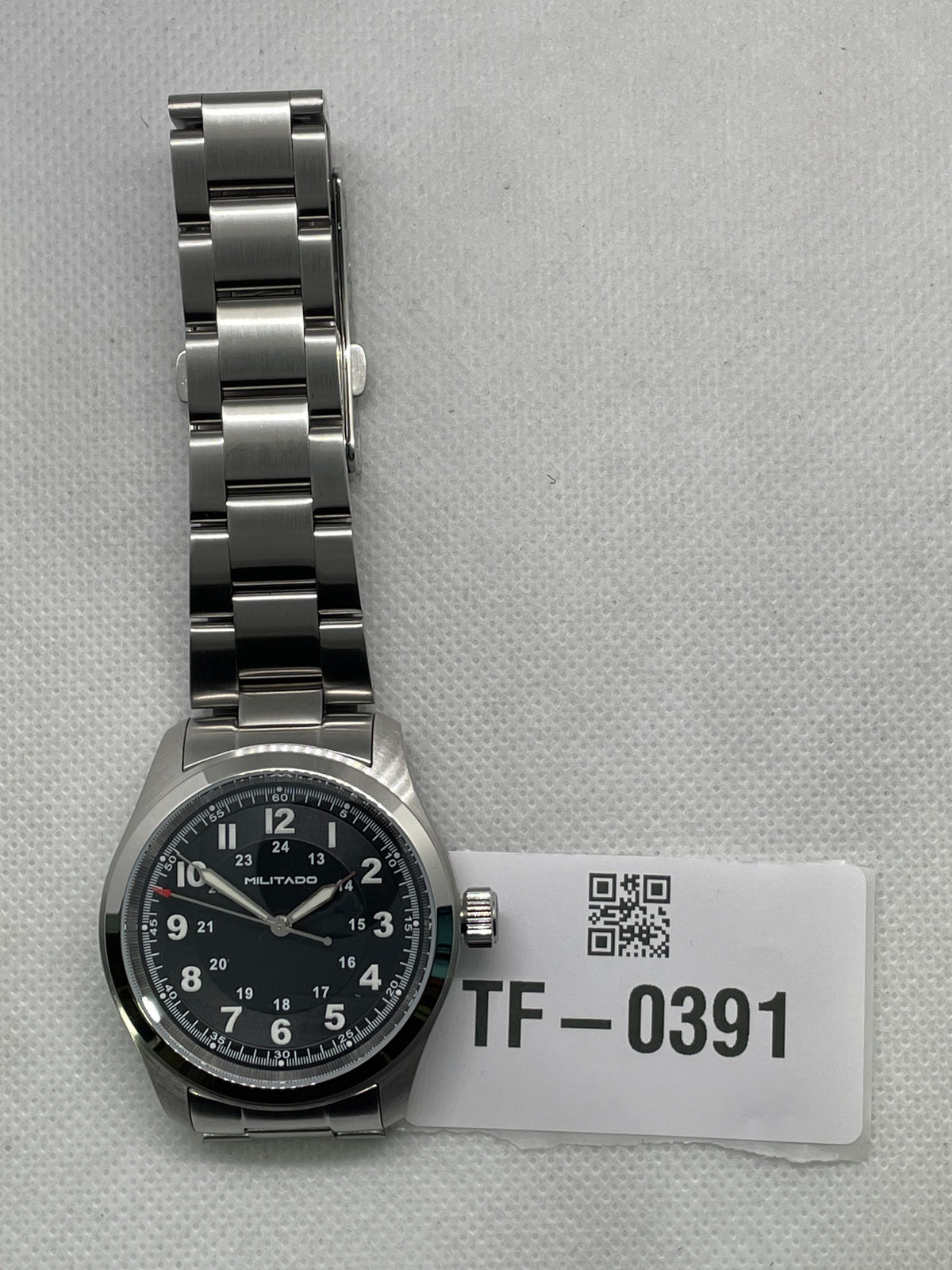 US Pre-Owned Militado ML08 38mm Field Watch – VH31 / Ronda 515