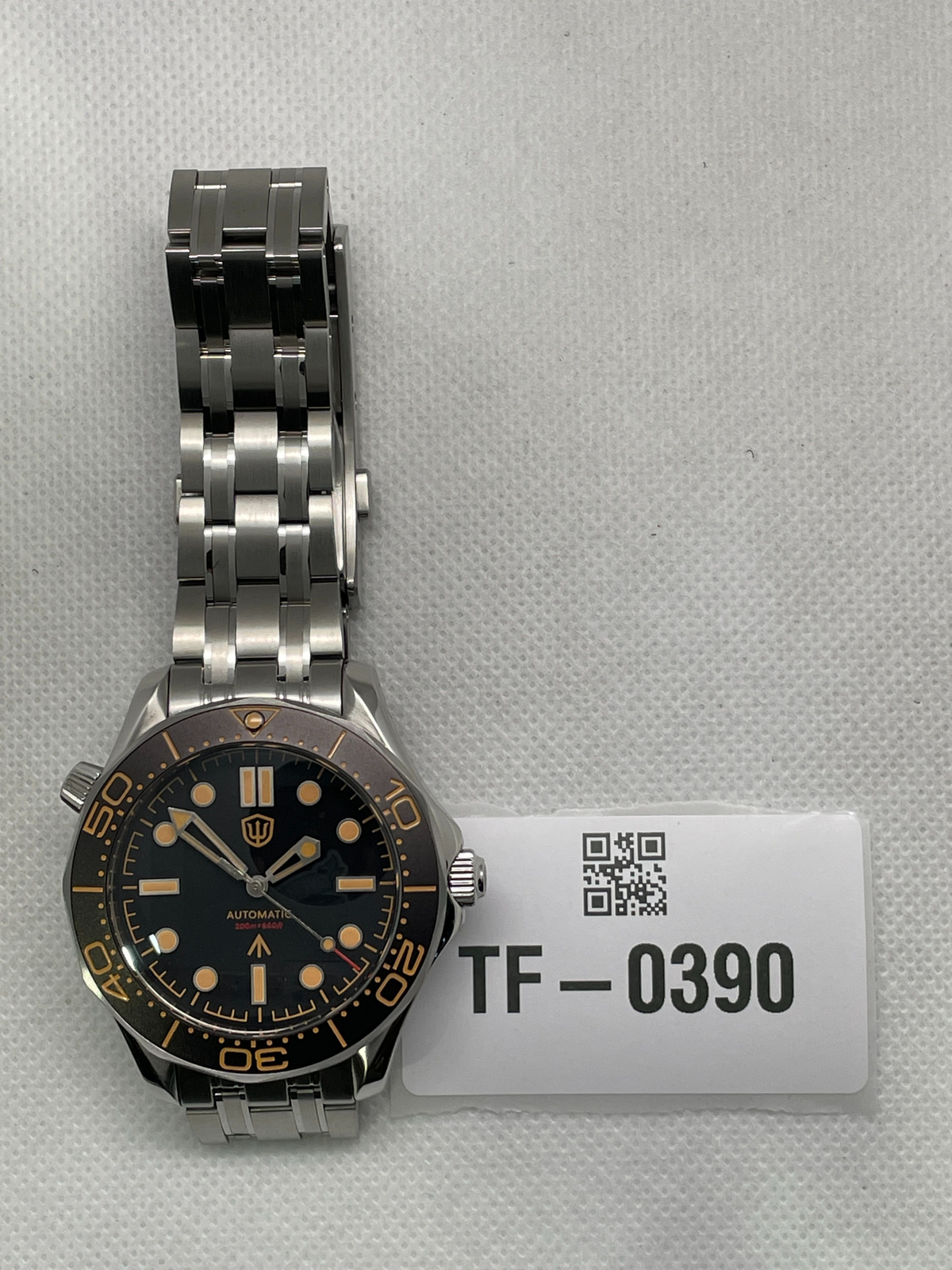 US Pre-Owned Watchdives WD007ST 39mm NTTD Dive Watch
