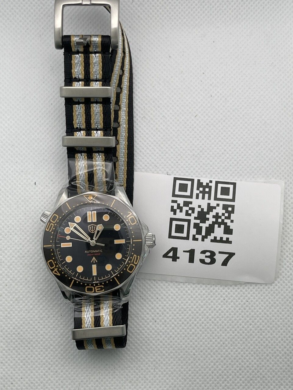 US Pre-Owned Watchdives WD007ST 39mm NTTD Dive Watch