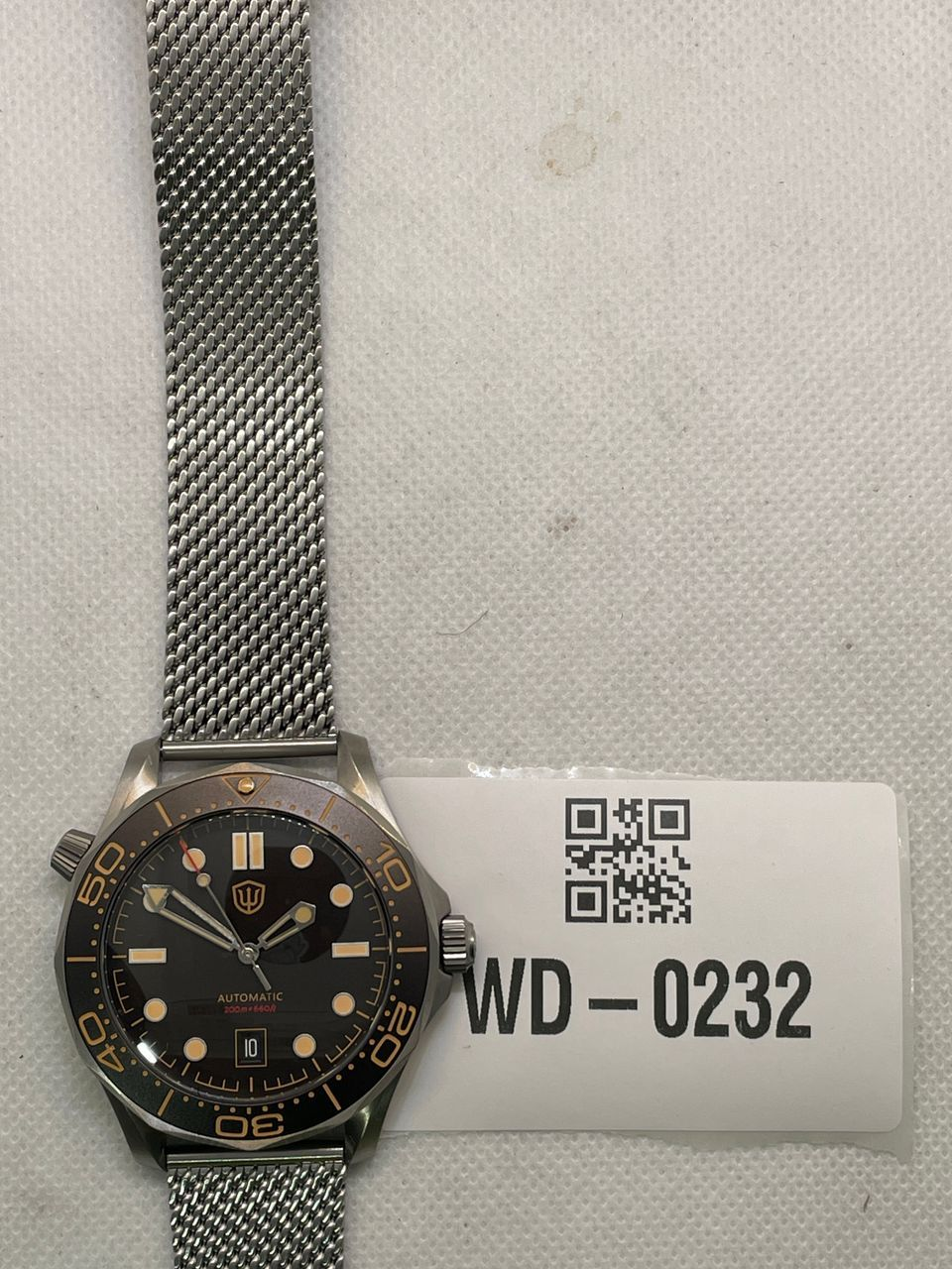 US Pre-Owned Watchdives WD007 V4 PT5000 42mm Titanium NTTD Dive Watch