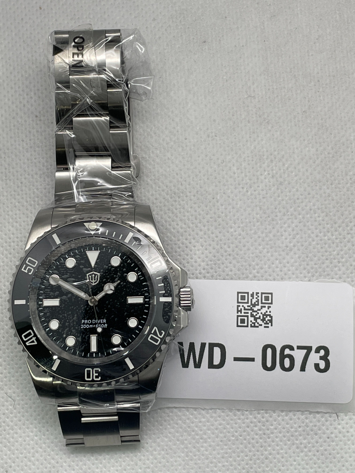 US Pre-Owned Watchdives WD1680Q V2 39mm VH31 Quartz Dive Watch