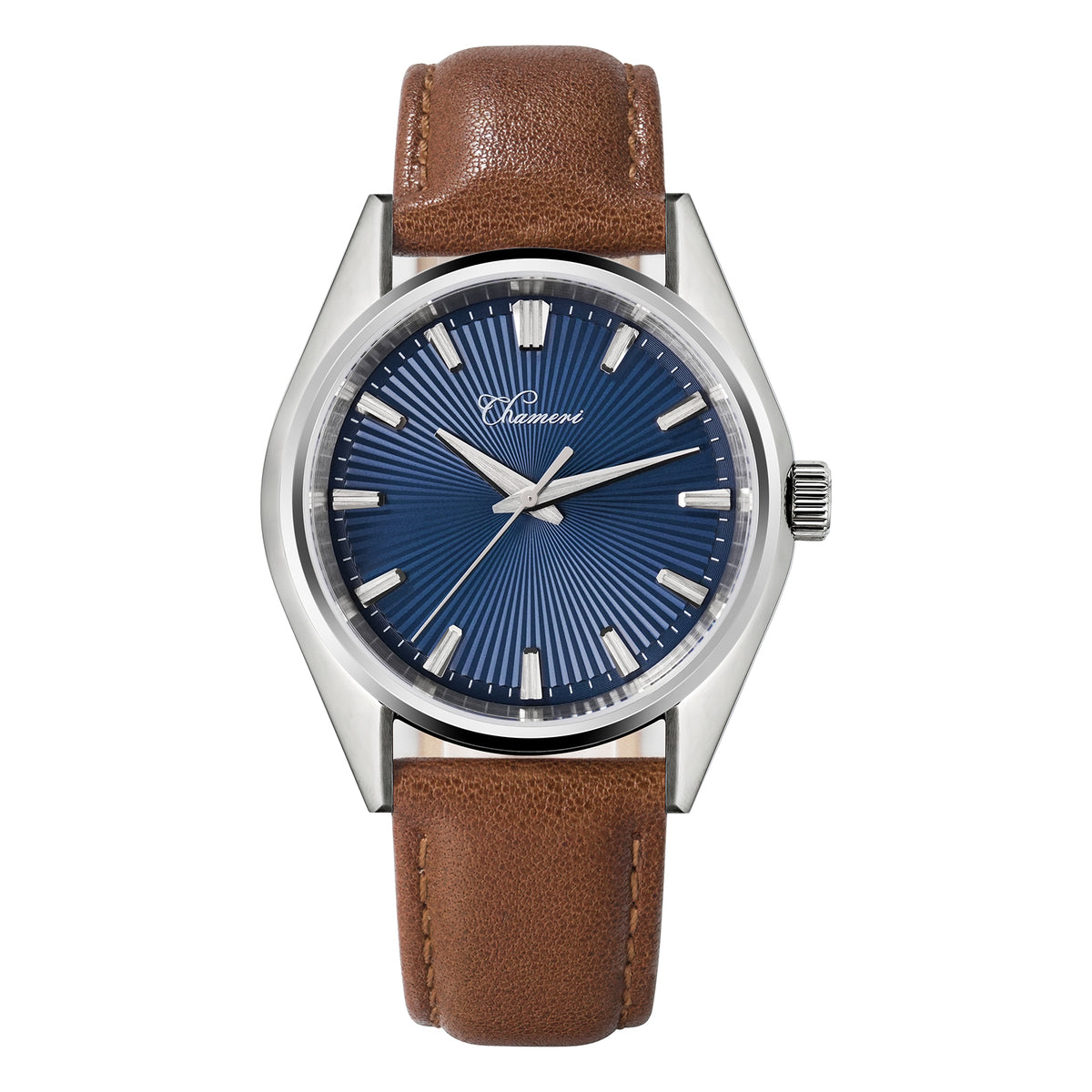 US Pre-Owned Chameri 40mm VH31 Quartz Sweep Second Watch GS05
