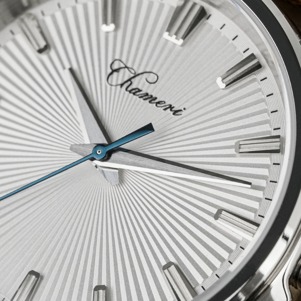 US Pre-Owned Chameri 40mm VH31 Quartz Sweep Second Watch GS05