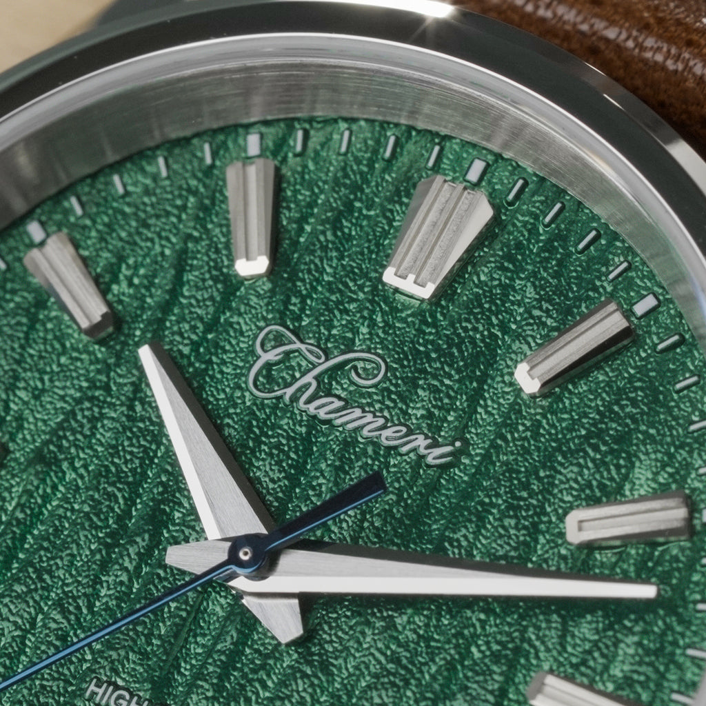 US Pre-Owned Chameri 40mm VH31 Quartz Sweep Second Watch GS05