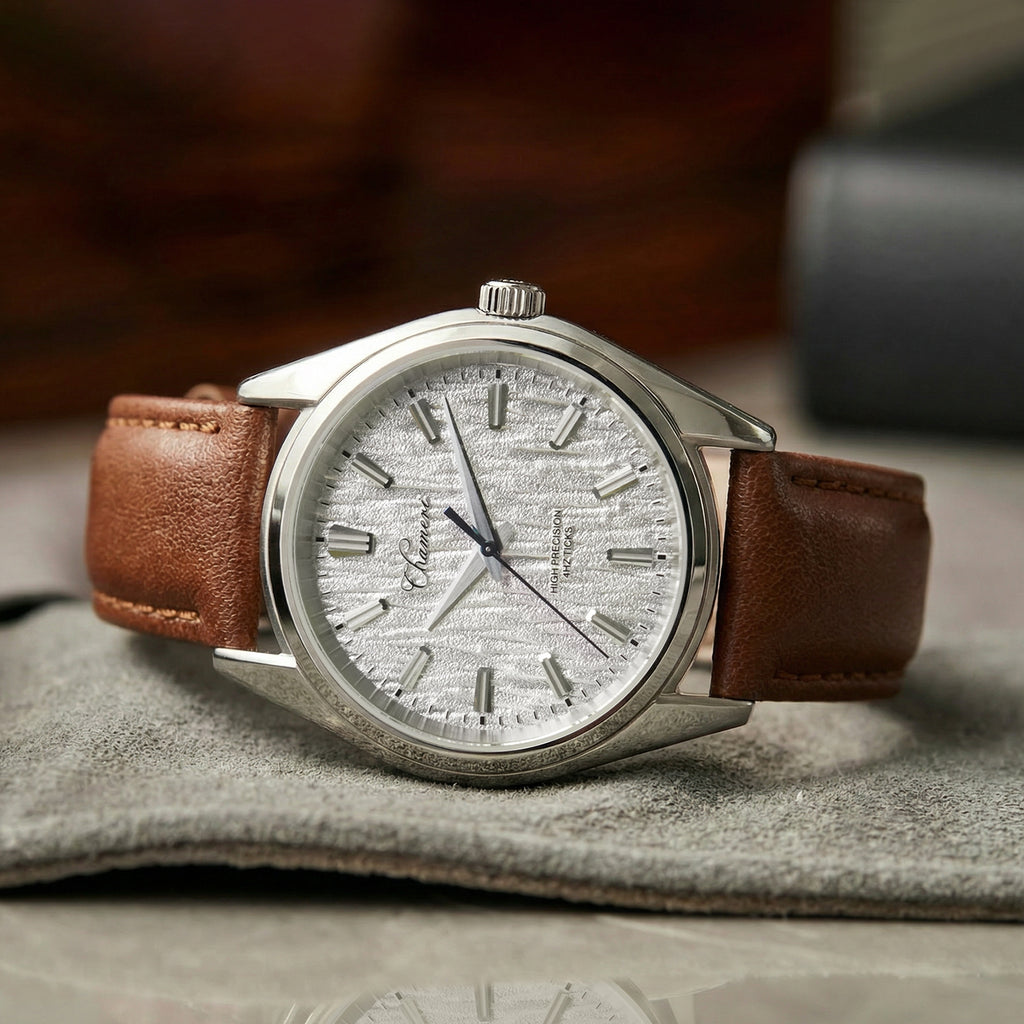 US Pre-Owned Chameri 40mm VH31 Quartz Sweep Second Watch GS05