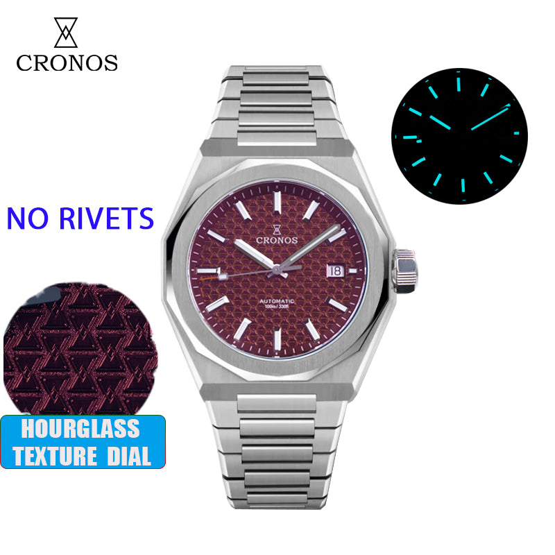 US Pre-Owned Cronos 39mm Skyline PT5000 Men Watch L6028 V2