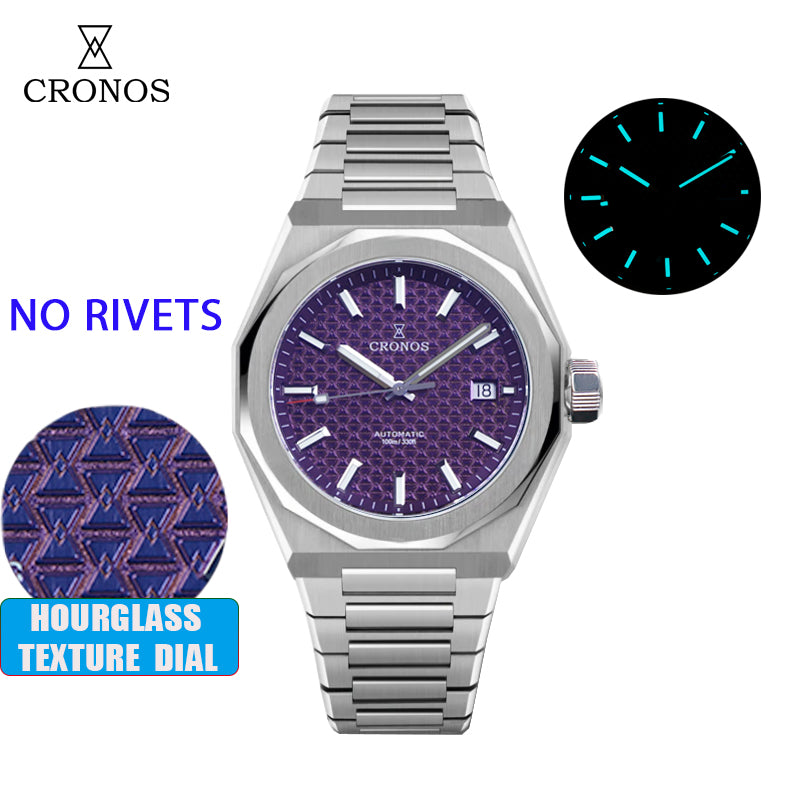 US Pre-Owned Cronos 39mm Skyline PT5000 Men Watch L6028 V2