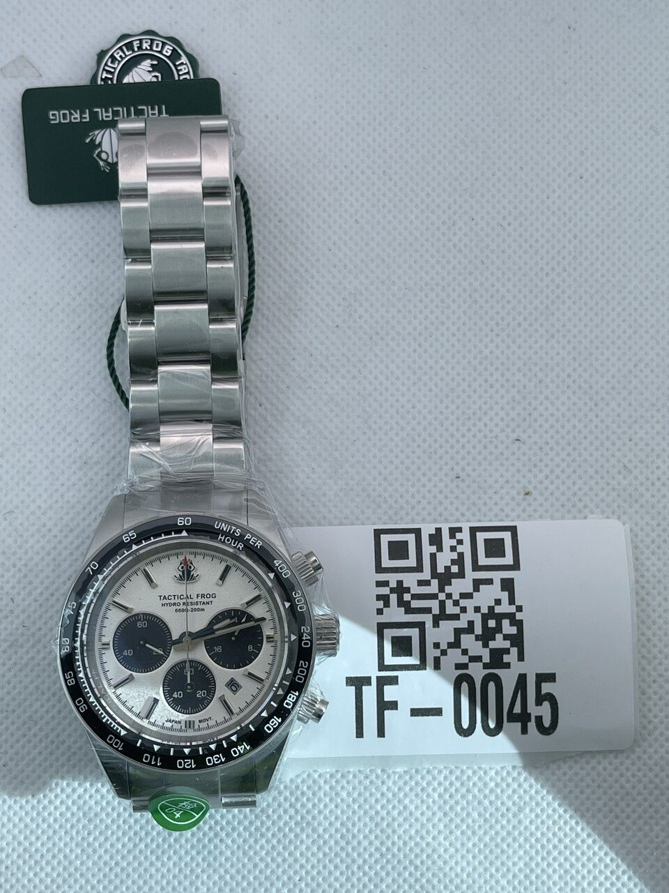 US Pre-Owned Tactical Frog VS75 Solar Chronograph Watch