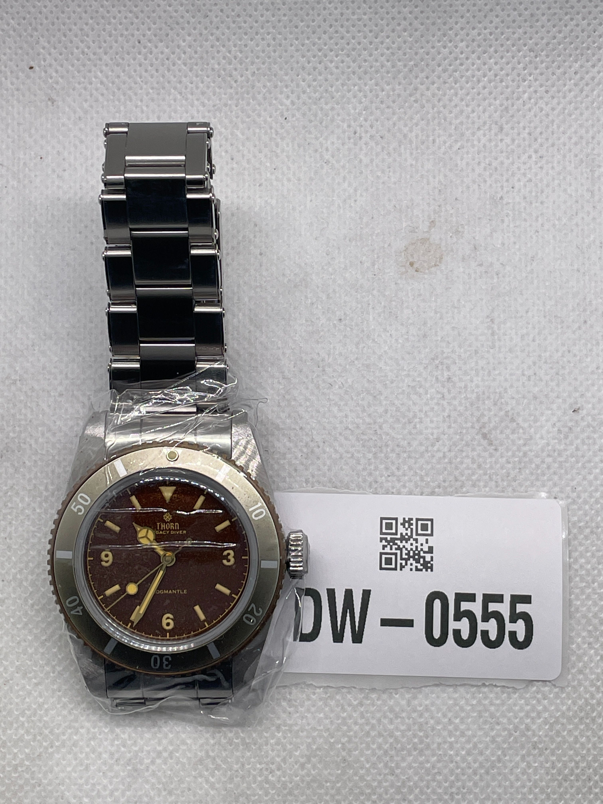 US Pre-Owned THORN 37mm PT5000 Automatic Dive Watch T028