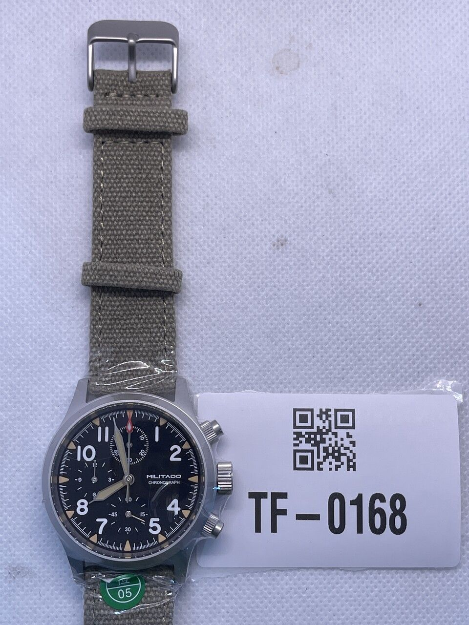 US Pre-Owned Militado Retro VK67 Quartz Chronograph Watch - 3 Dial