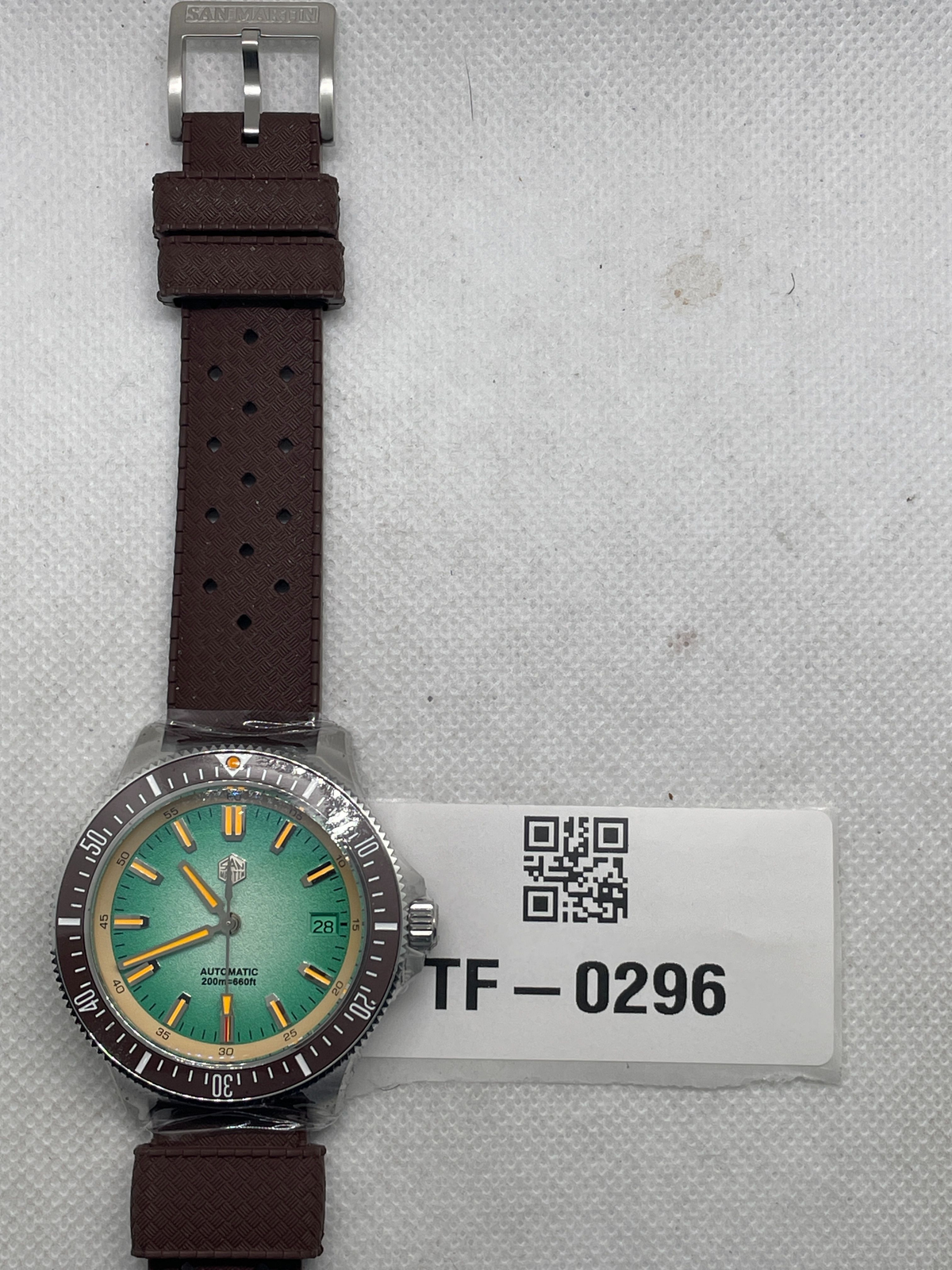 US Pre-Owned San Martin 2025 Upgraded 40mm Diver Watch SN0118G-B