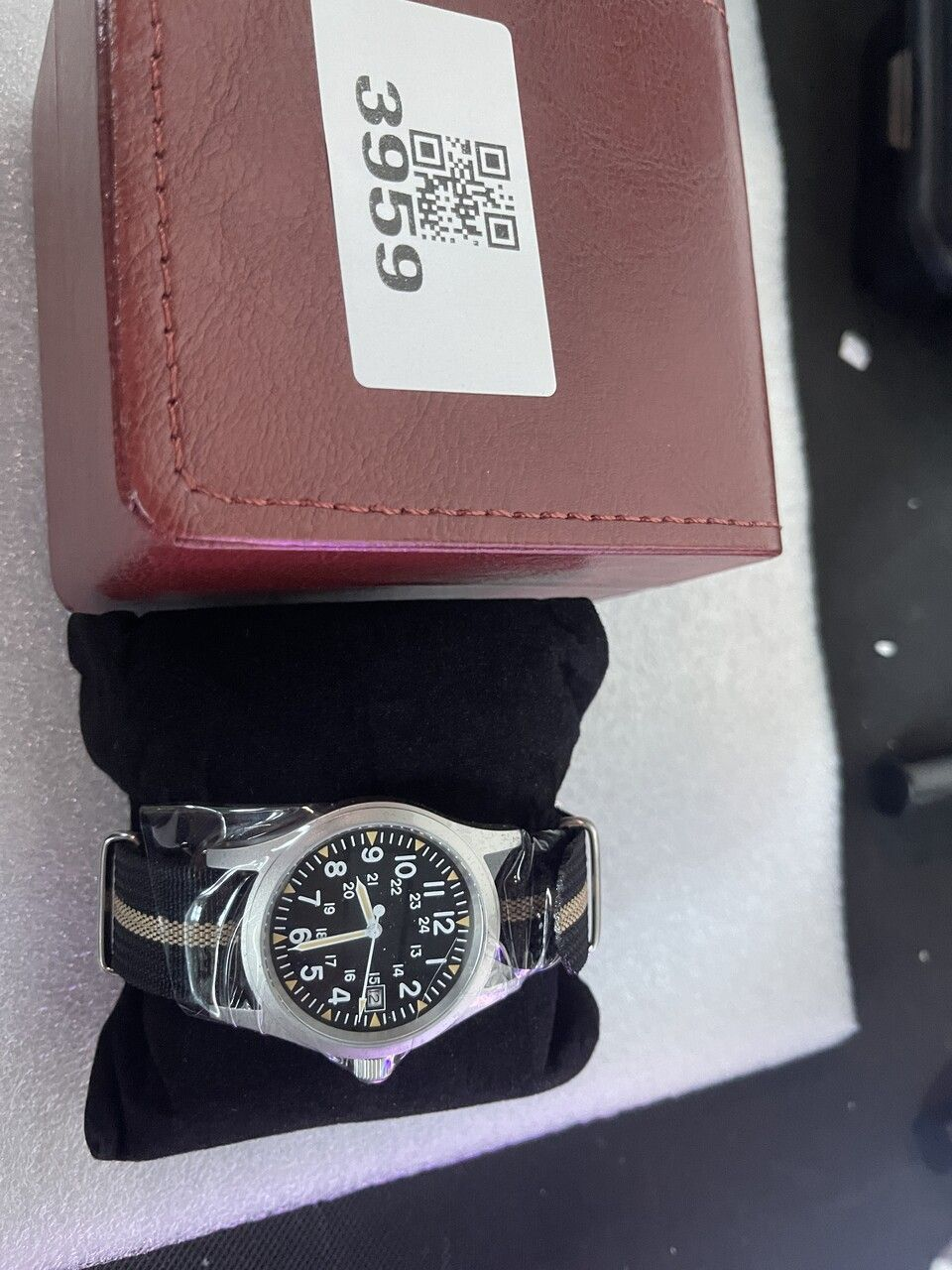 US Pre-Owned Militado Sapphire Crystal 38mm Field Watch ML05