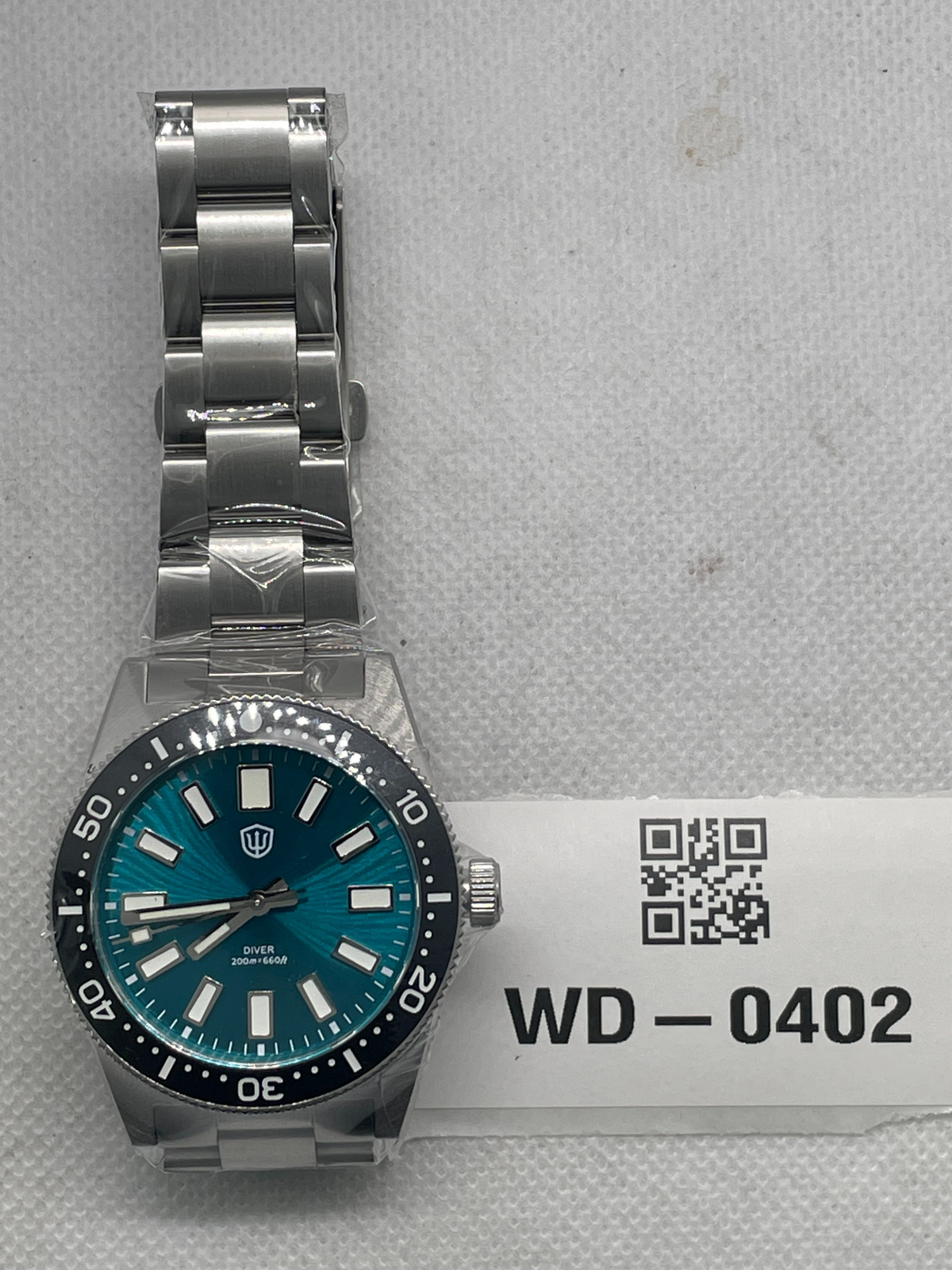 US Pre-Owned Watchdives WD1965 38mm VH31 62MAS Dive Watch