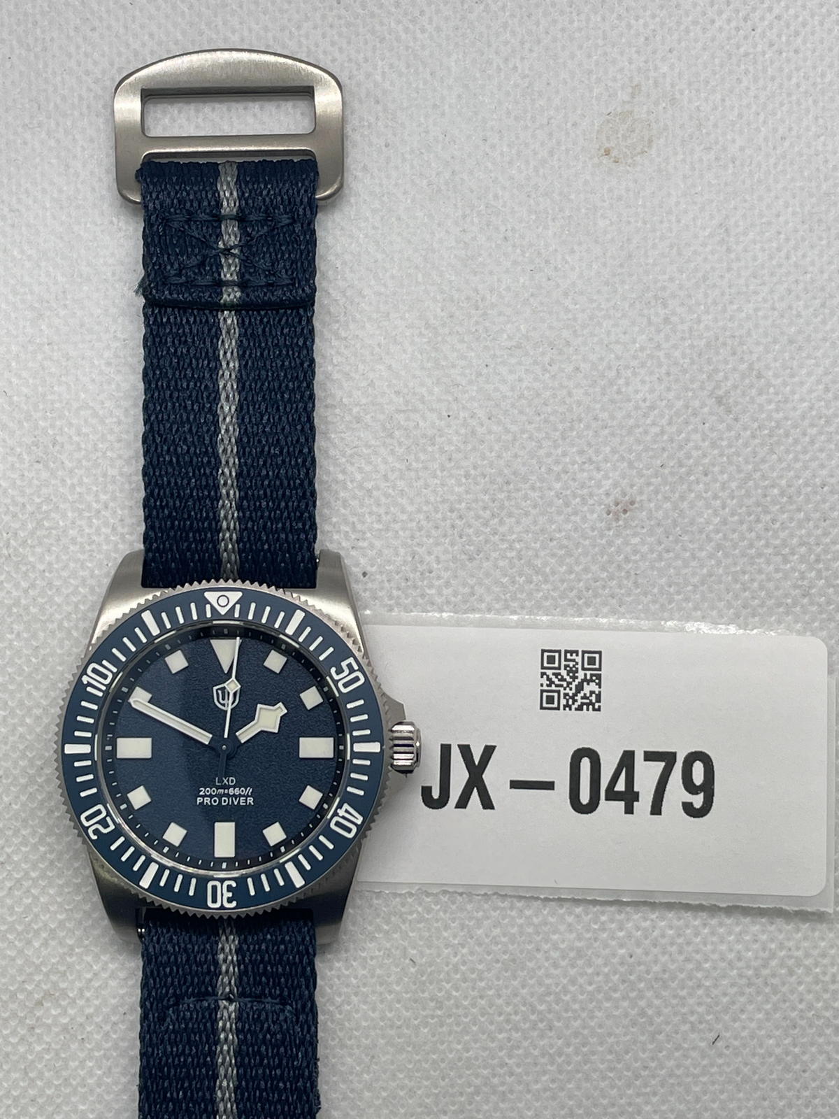 US Pre-Owned Watchdives EXD-38 38mm Titanium VH31 Dive Watch