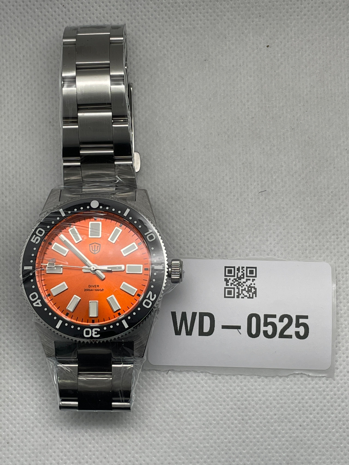 US Pre-Owned Watchdives WD1965 38mm VH31 62MAS Dive Watch