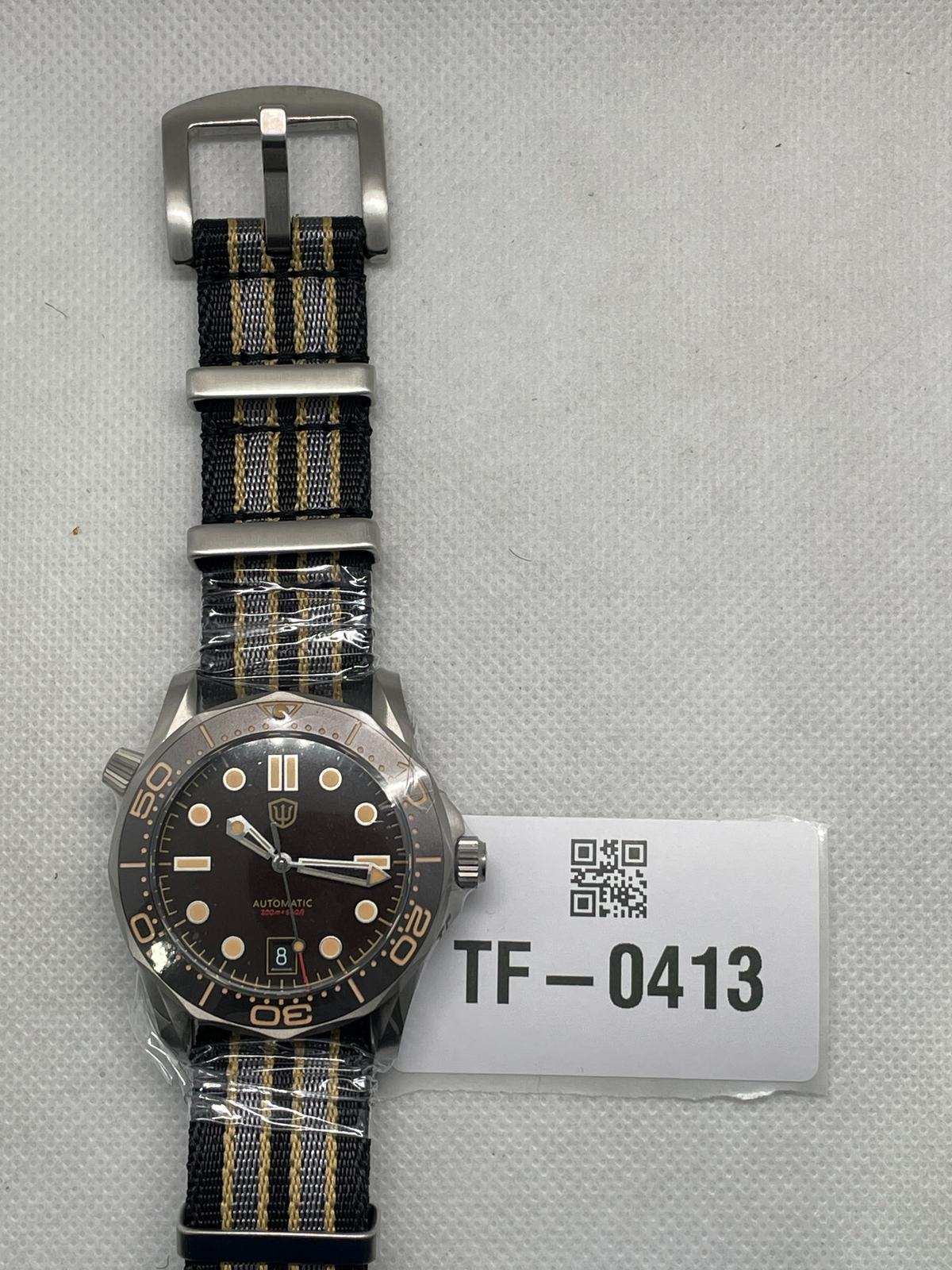 US Pre-Owned Watchdives WD007 39mm PT5000 Titanium Diver Watch