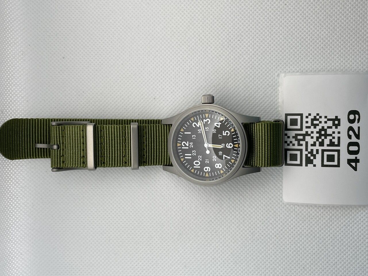US Pre-Owned Militado Sapphire Crystal 38mm Field Watch ML05