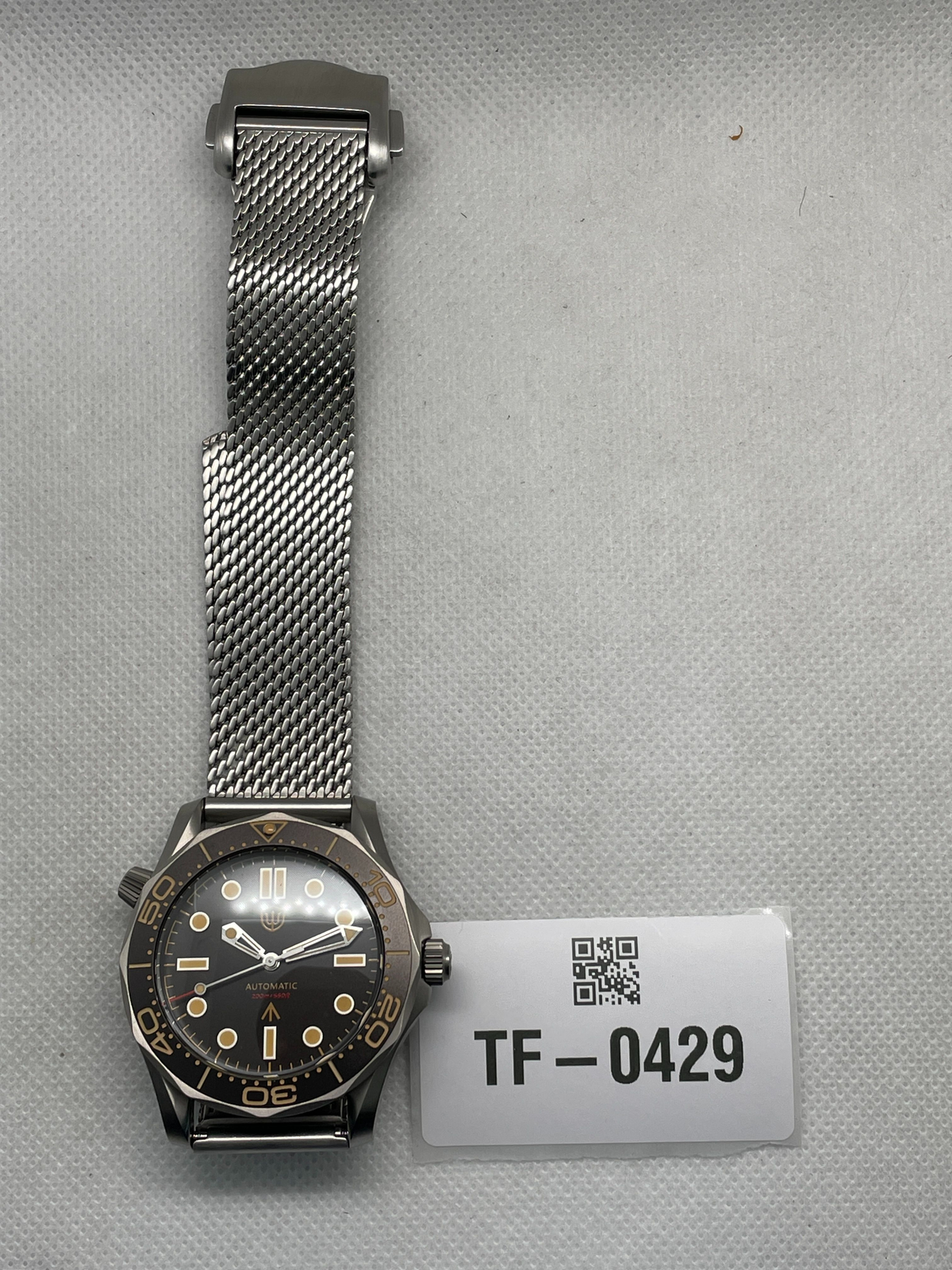 US Pre-Owned Watchdives WD007 39mm PT5000 Titanium Diver Watch