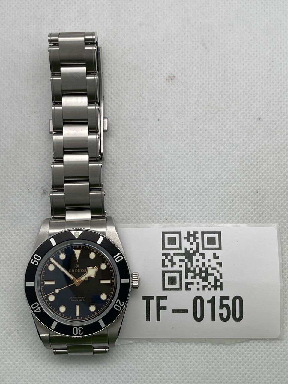 US Pre-Owned Cronos 37mm PT5000 Vintage Diver Watch L6033