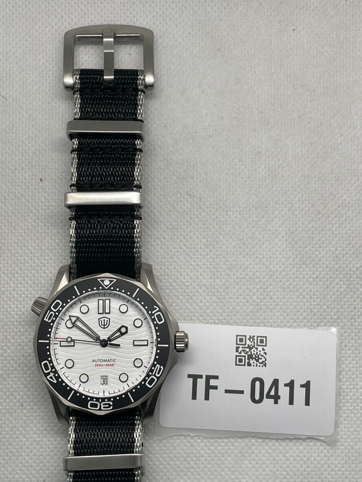 US Pre-Owned Watchdives WD007 39mm PT5000 Titanium Diver Watch