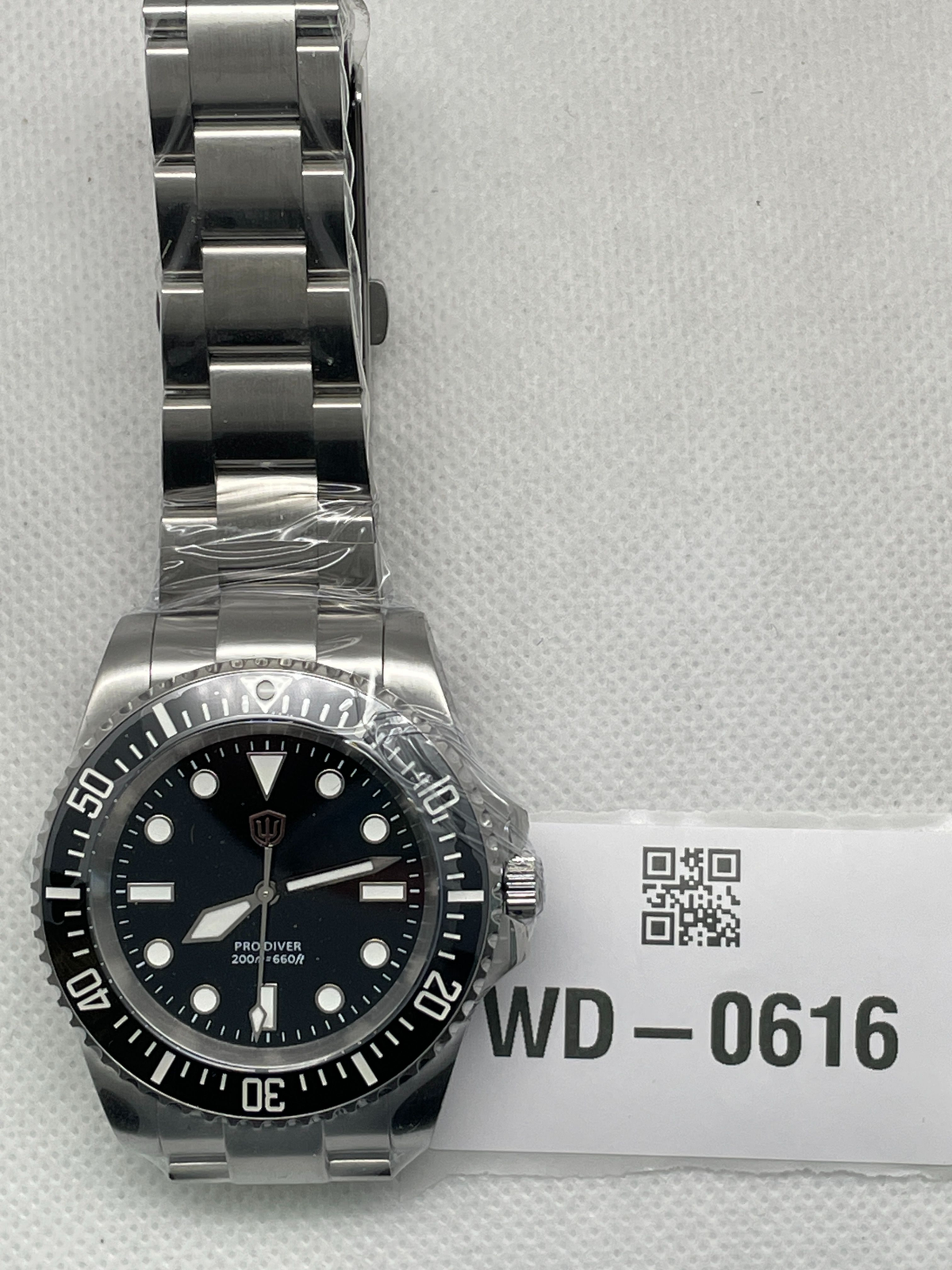 US Pre-Owned Watchdives WD1680Q V2 39mm VH31 Quartz Dive Watch