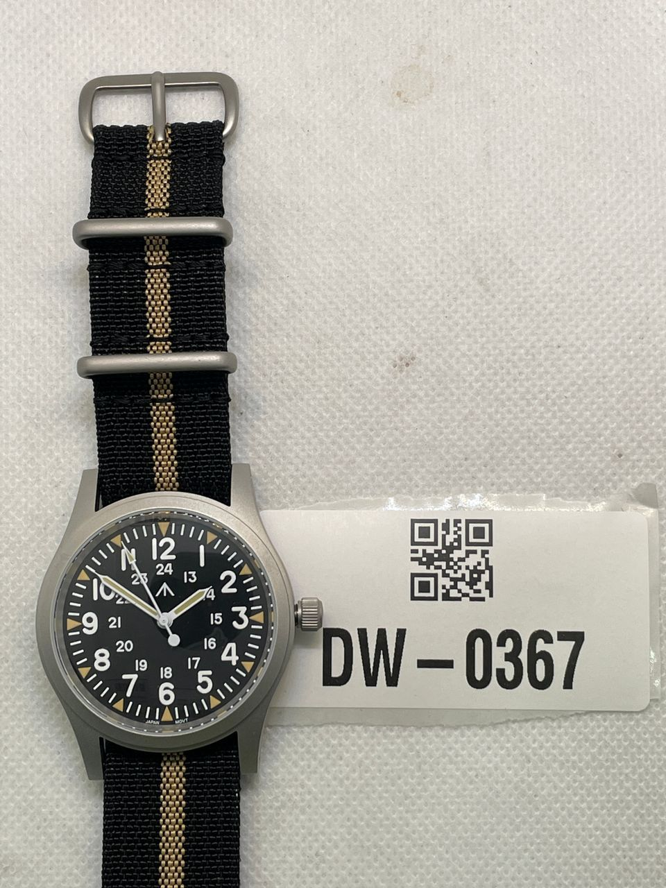 US Pre-Owned Militado Sapphire Crystal 38mm Field Watch ML05